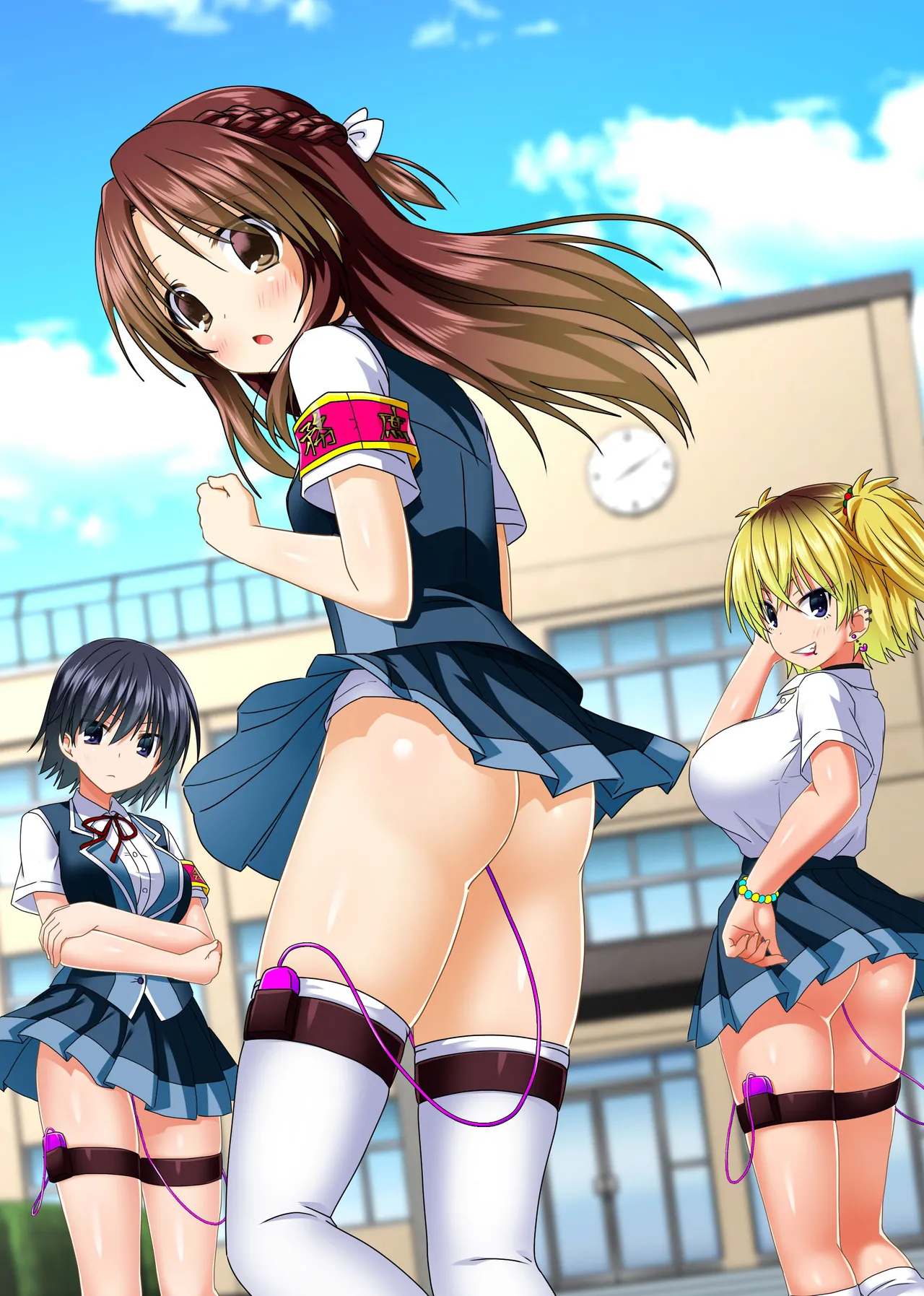 [NCP (Aoto Rion)]Zettai Fukujuu! Ero Wanshou ~Kousoku o Eroero ni Kakikaete Mita~ | Absolute Obedience! Erotic Armband~ I Tried Making the School Rules Lewd[English] [Morally Bankrupt Wizard Translations] Page 2