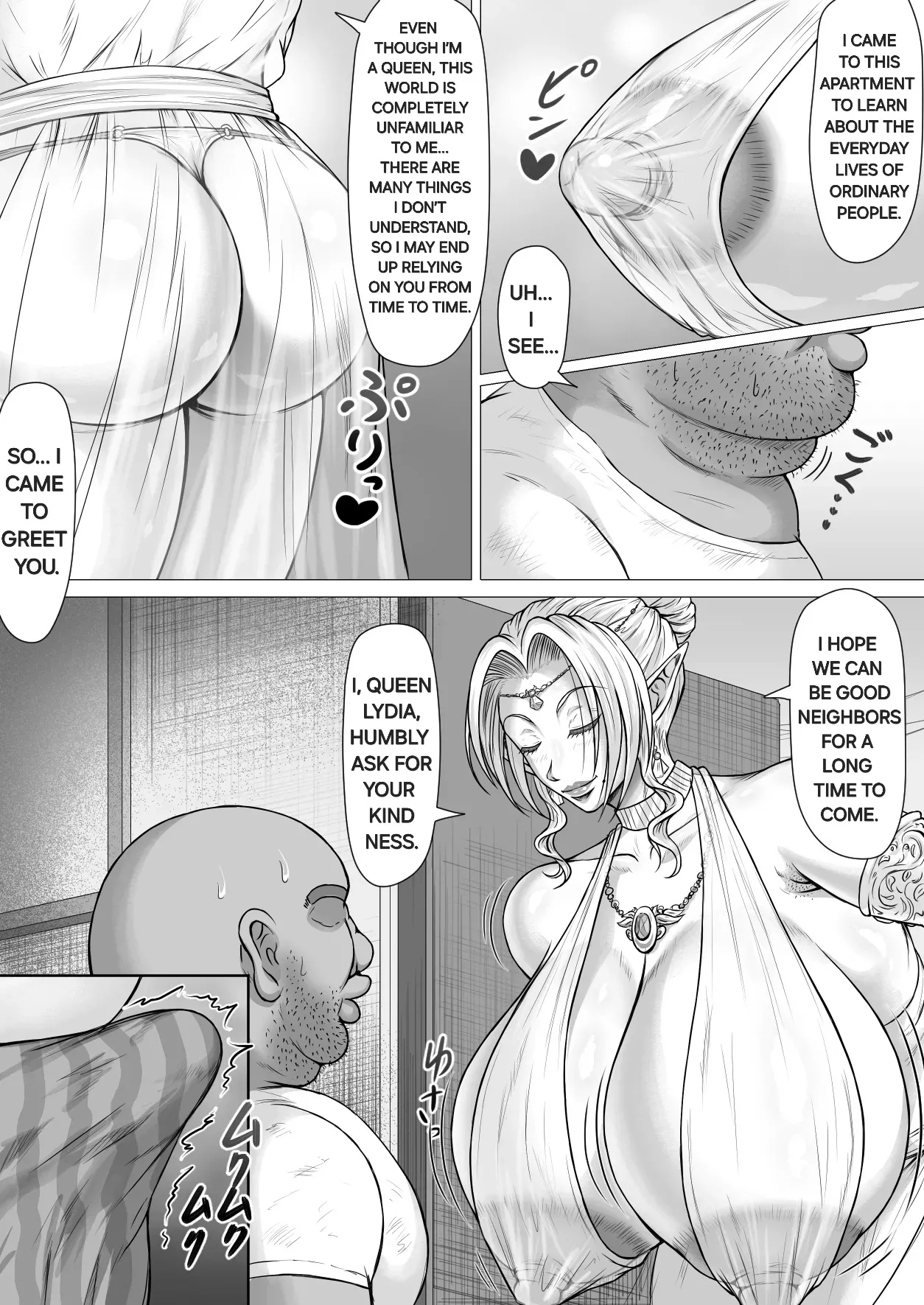 [Panya no Enzo]Tonari ni Koshite Kita Muchimuchi Elf no Oba-san | The naive, curvy elf lady who just moved in next door![English] [Alyssaquenn] Page 5