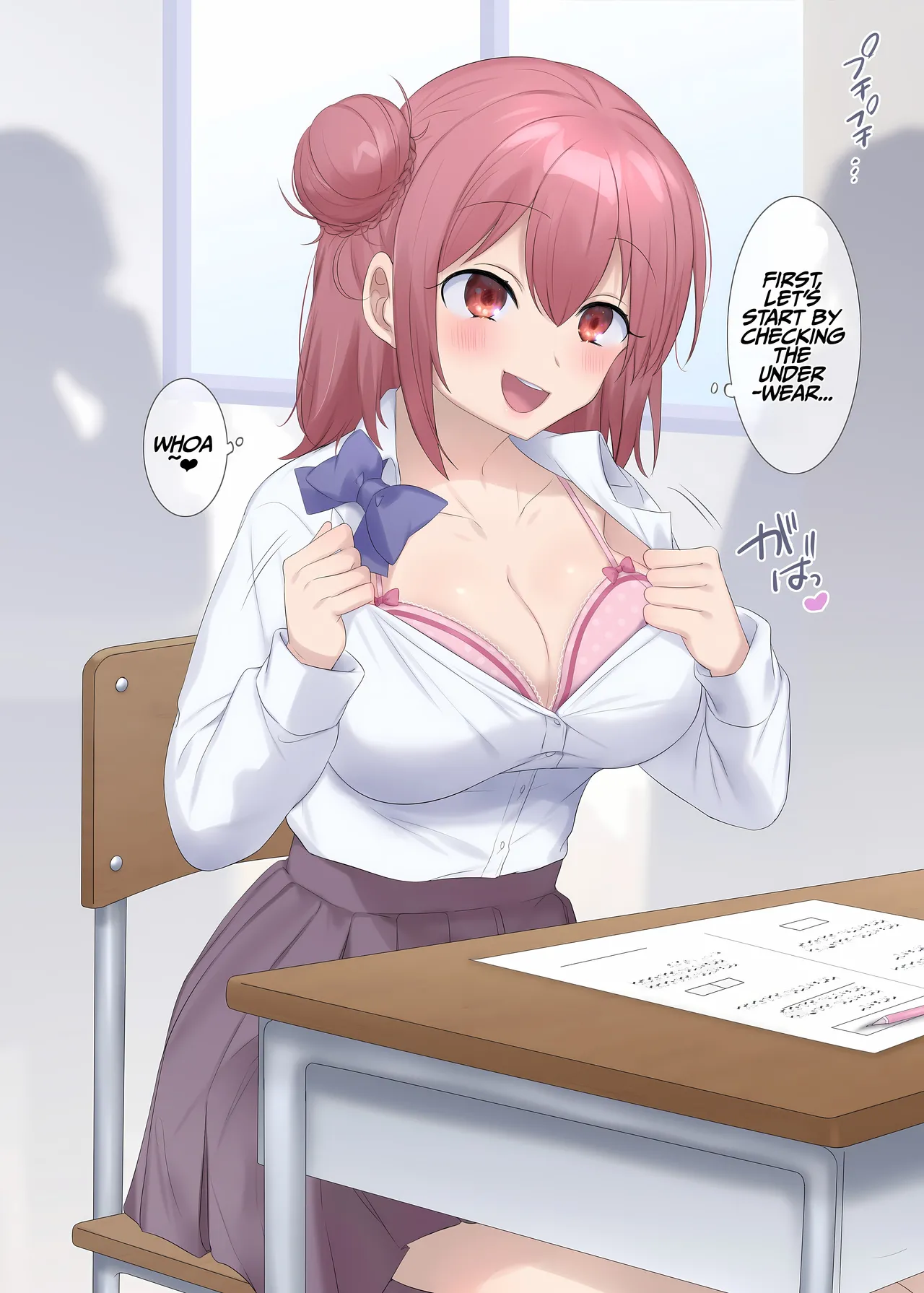 [Hiiragi Popura]Tesuto-chū ni hyōi sareta onna no ko no…♡ | A Girl Who Got Possessed During a Test…♡(TS sakuhin baraethi pakku! nyotai ka＆ hyouietc…＋α) [English] [Maika] Page 9