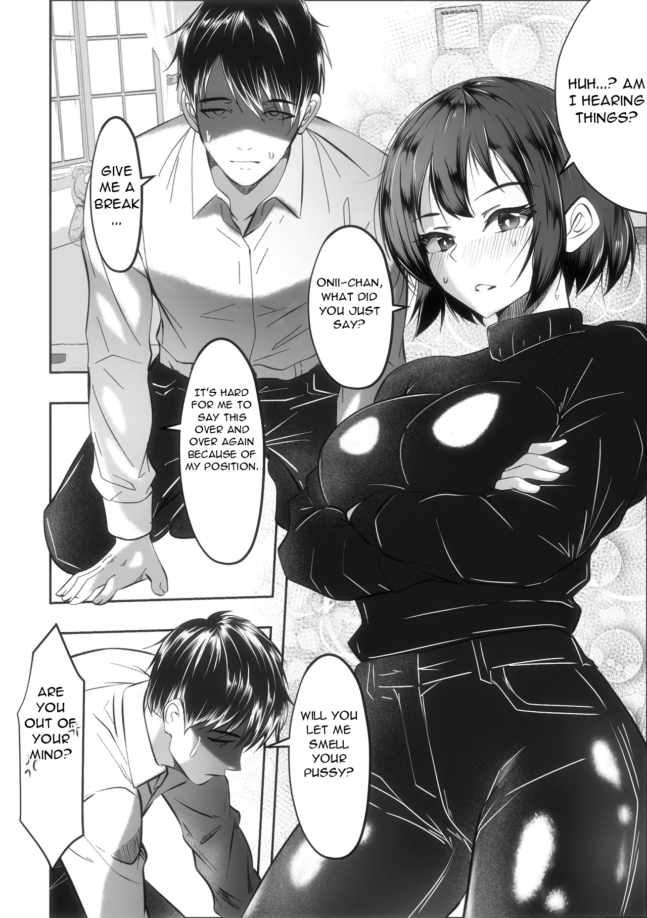 [Akairo Koubou]Imouto ni Manko no Nioi Kagasetekurette Onegaishitemitara - I Tried Asking My Little Sister to Let Me Smell Her Pussy...[English][DarklordMTLs] Page 4