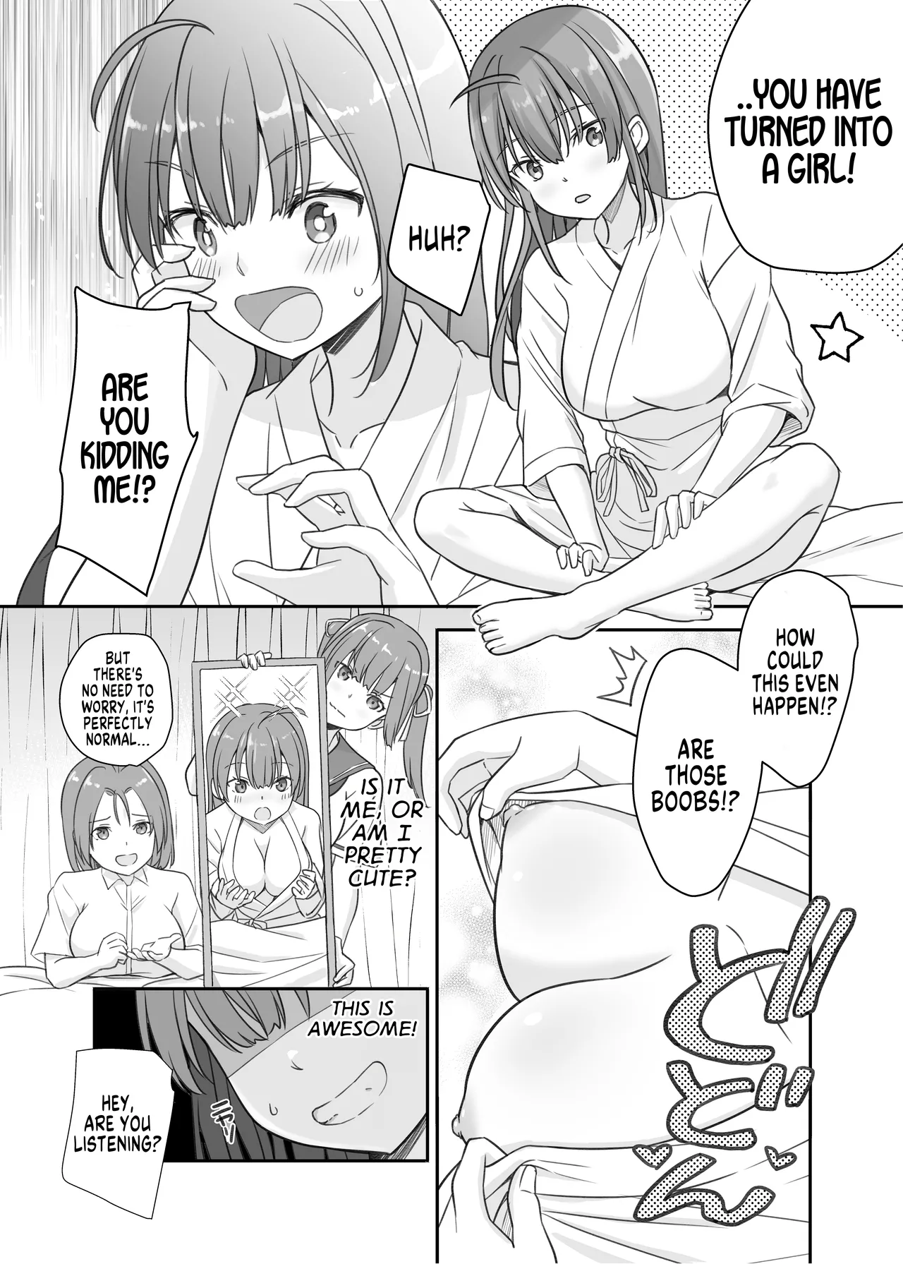 [Naruchikukai (Naruchiku)]Teihen no Boku ga TS tta node Dosukebe Sex o Yattemita | The Loser Me Got Turned Into a Girl, so I Tried Having Degenerate Sex[English] [GTF] [Digital] Page 4