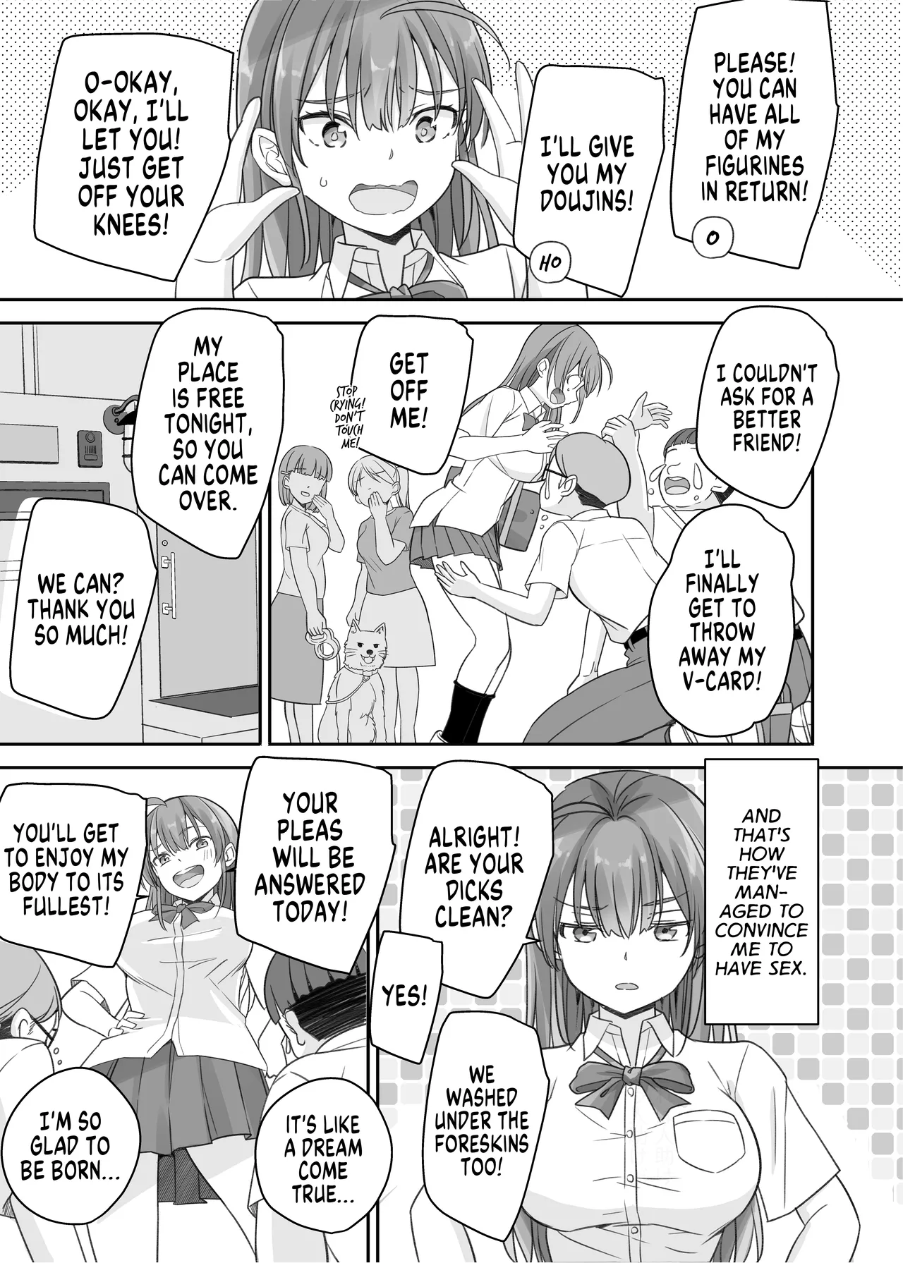 [Naruchikukai (Naruchiku)]Teihen no Boku ga TS tta node Dosukebe Sex o Yattemita | The Loser Me Got Turned Into a Girl, so I Tried Having Degenerate Sex[English] [GTF] [Digital] Page 9