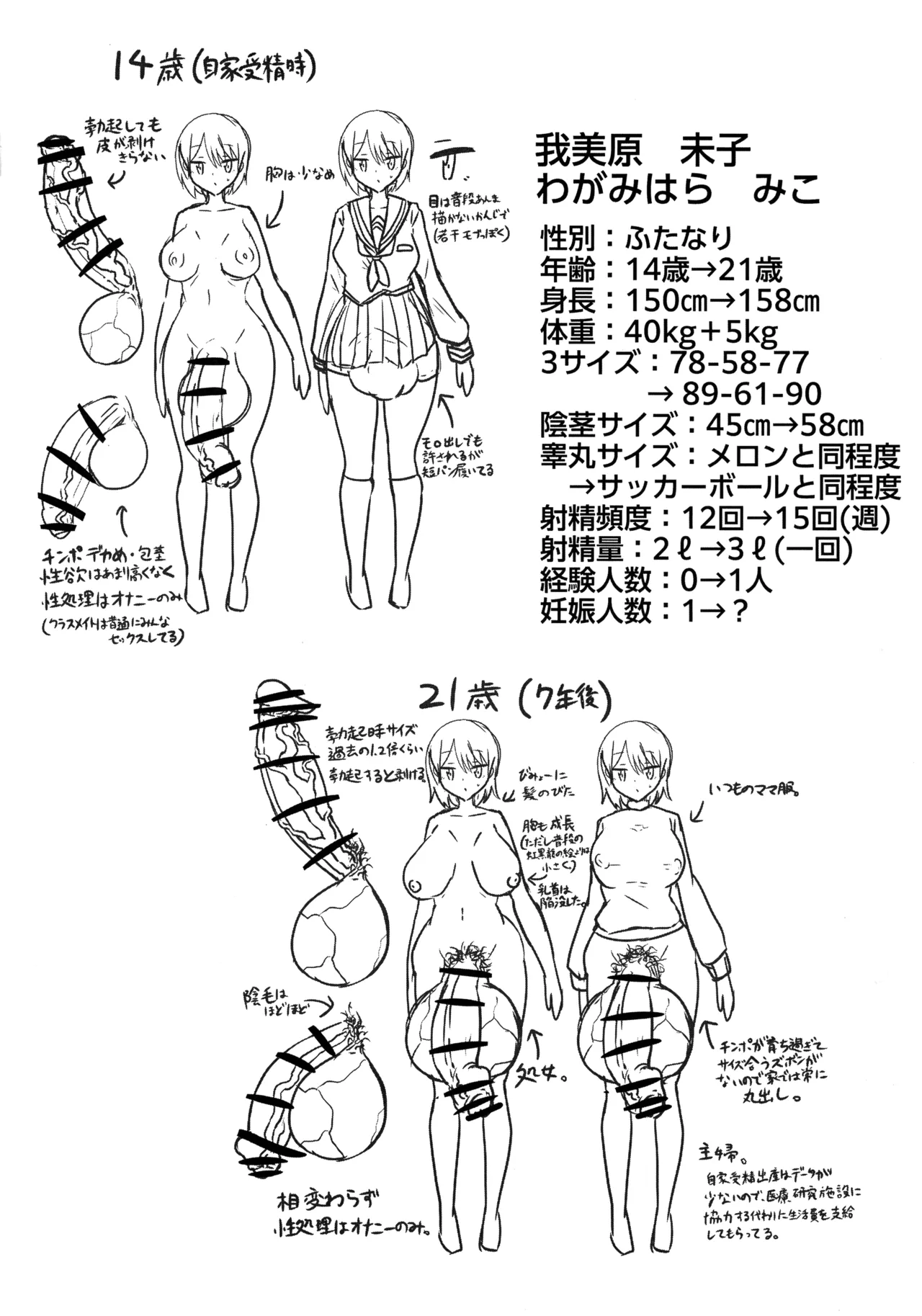 (Futaket 35) [Niziryu Dark Side (Niji Kokuryuu)]Doppel-Family: Jikaju-sei de Unda Musume ni Harama sareru Hanashi Page 32