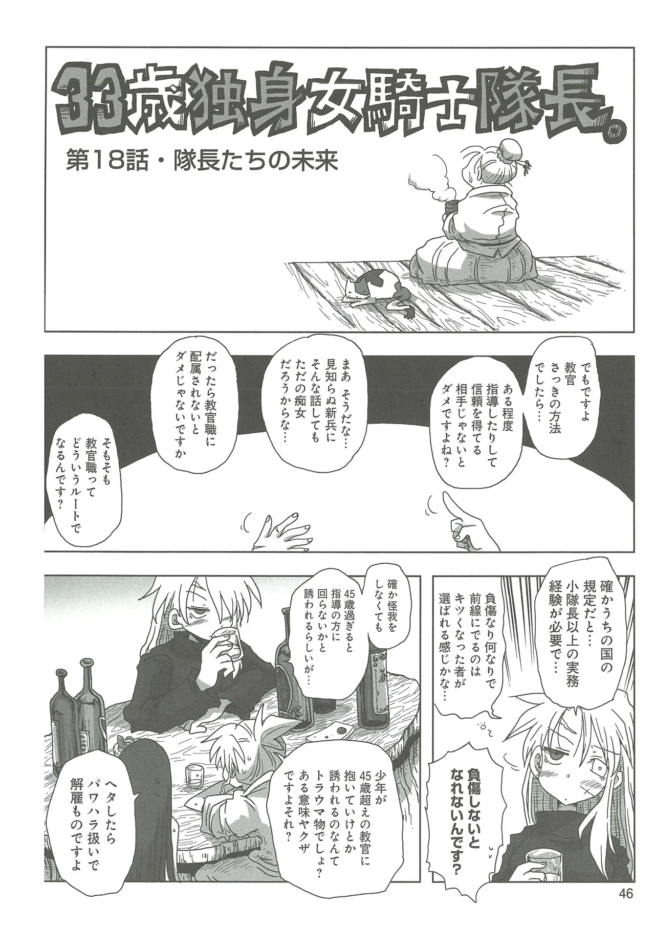 [Amahara]33-sai Dokushin Onna Kishi Taichou(3) Page 48