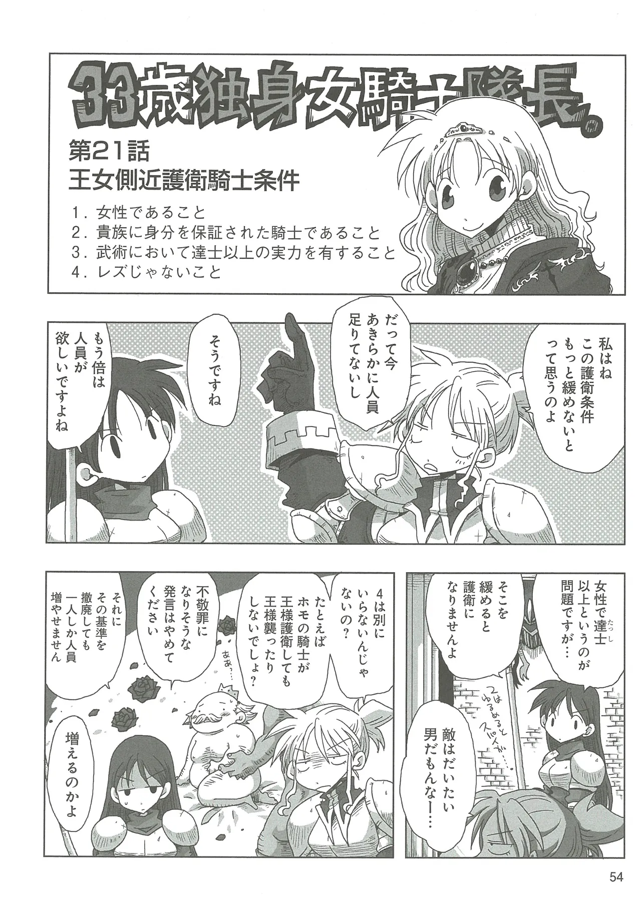 [Amahara]33-sai Dokushin Onna Kishi Taichou(3) Page 56