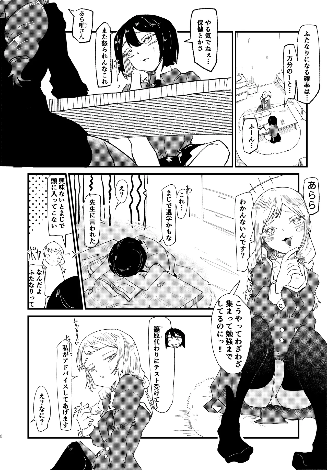 [Botto]Futanari-chan Daiji na Toko Sawararemakuru Page 2
