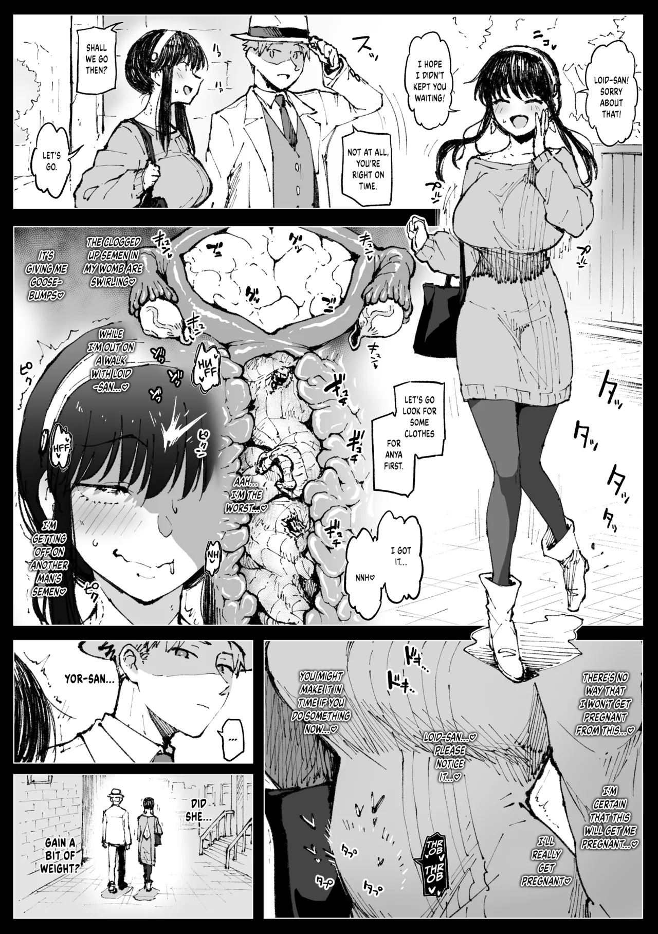 [Ahemaru]Furousha ni Tsukamaru Yor-san | Yor Gets Caught By A Bunch Of Homeless Old Men(SPY x FAMILY) [English] Page 13