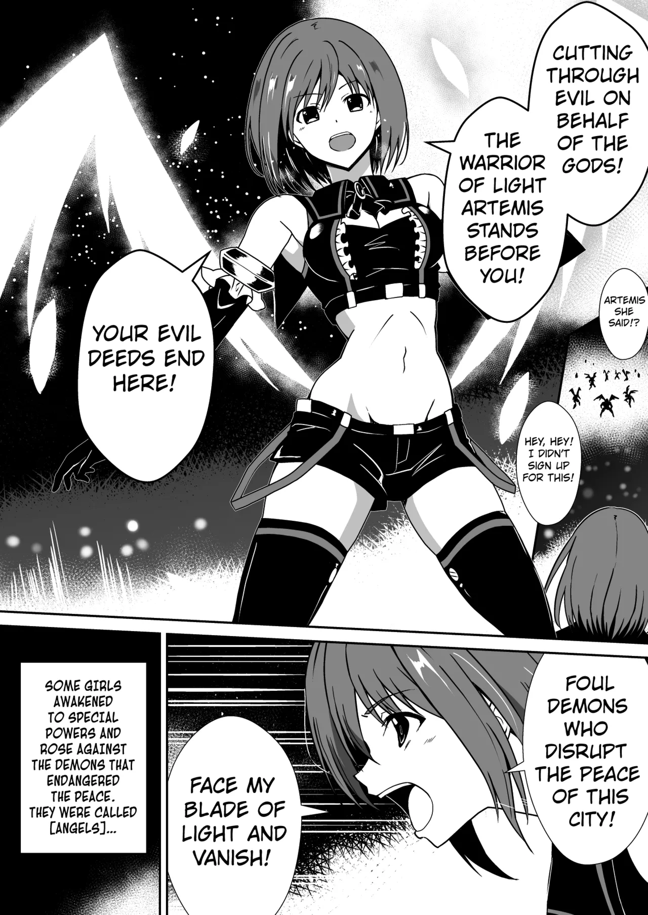 [Milk Dipper]Rankou Tenshi Artemis ~Nikutai Kaizou Sare Mushi to Shokushu de Akuochi Suru Made Ikasaremakutta Shoujo no Matsuro~ | BRILLIANT LIGHT ANGEL ARTEMIS THE FATE OF THE GIRL WHOSE BODY WAS TRANSFORMED, RELENTLESSLY DRIVEN TO ORGASM BY INSECTS AND TENTACLES, UNTIL SHE FINALLY SUCCUMBED TO DARKNESS.[English] [Kuraudo] Page 2