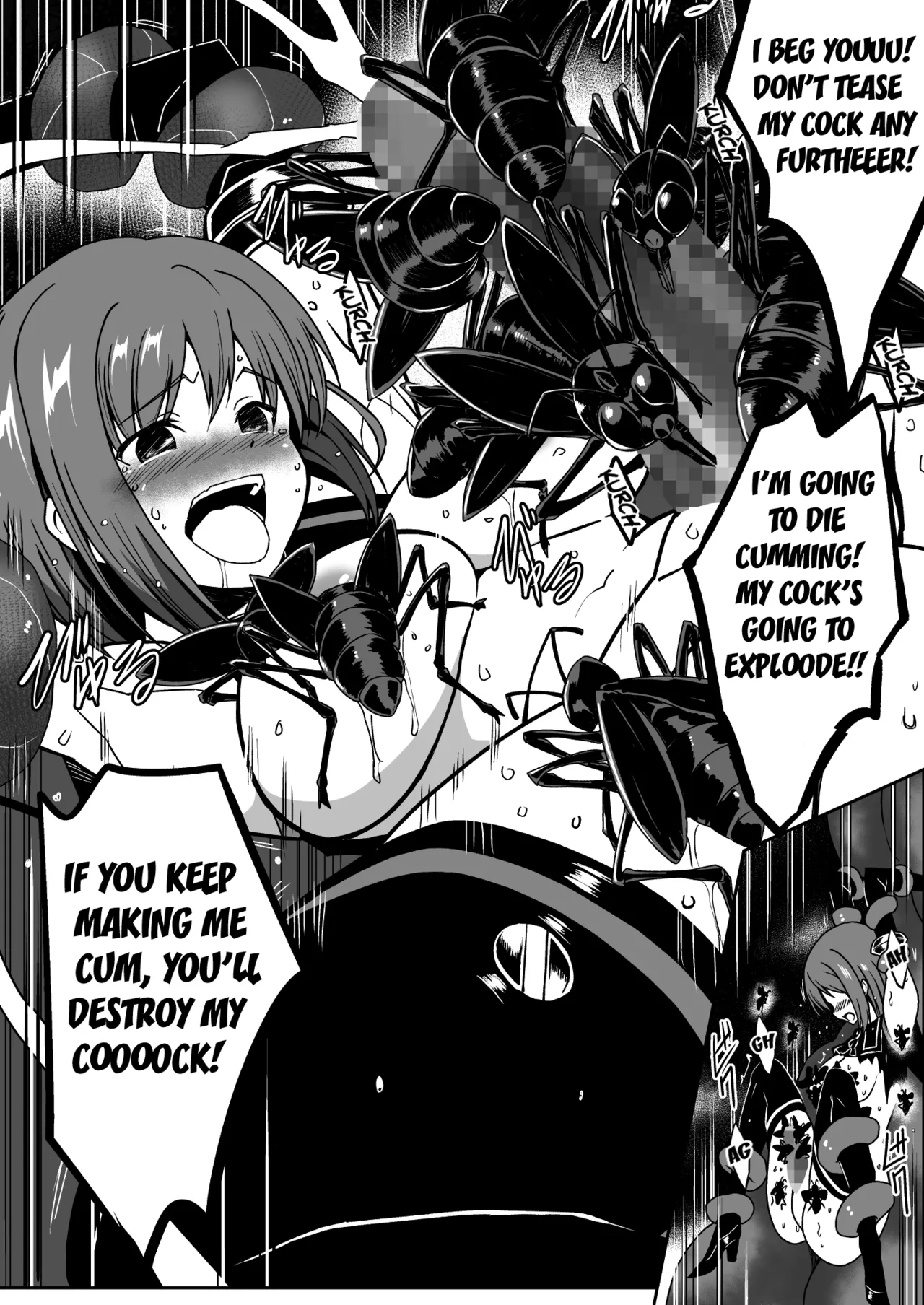 [Milk Dipper]Rankou Tenshi Artemis ~Nikutai Kaizou Sare Mushi to Shokushu de Akuochi Suru Made Ikasaremakutta Shoujo no Matsuro~ | BRILLIANT LIGHT ANGEL ARTEMIS THE FATE OF THE GIRL WHOSE BODY WAS TRANSFORMED, RELENTLESSLY DRIVEN TO ORGASM BY INSECTS AND TENTACLES, UNTIL SHE FINALLY SUCCUMBED TO DARKNESS.[English] [Kuraudo] Page 34
