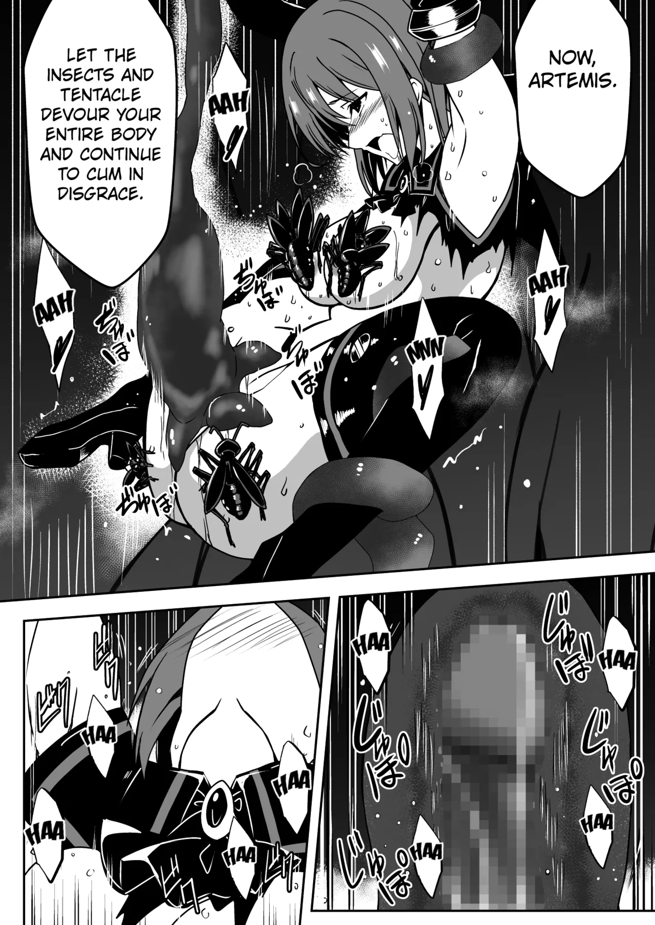 [Milk Dipper]Rankou Tenshi Artemis ~Nikutai Kaizou Sare Mushi to Shokushu de Akuochi Suru Made Ikasaremakutta Shoujo no Matsuro~ | BRILLIANT LIGHT ANGEL ARTEMIS THE FATE OF THE GIRL WHOSE BODY WAS TRANSFORMED, RELENTLESSLY DRIVEN TO ORGASM BY INSECTS AND TENTACLES, UNTIL SHE FINALLY SUCCUMBED TO DARKNESS.[English] [Kuraudo] Page 38
