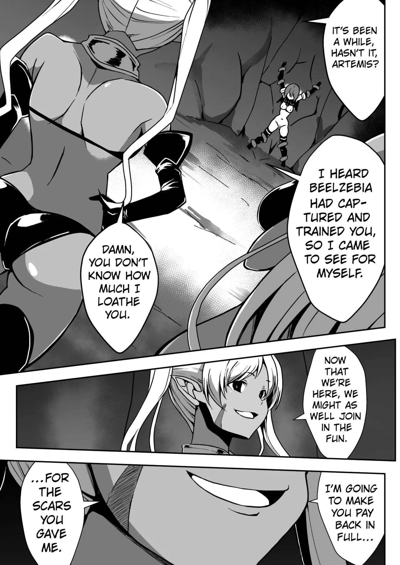 [Milk Dipper]Rankou Tenshi Artemis ~Nikutai Kaizou Sare Mushi to Shokushu de Akuochi Suru Made Ikasaremakutta Shoujo no Matsuro~ | BRILLIANT LIGHT ANGEL ARTEMIS THE FATE OF THE GIRL WHOSE BODY WAS TRANSFORMED, RELENTLESSLY DRIVEN TO ORGASM BY INSECTS AND TENTACLES, UNTIL SHE FINALLY SUCCUMBED TO DARKNESS.[English] [Kuraudo] Page 61