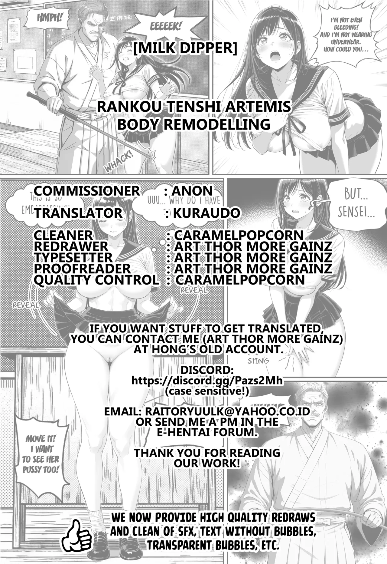 [Milk Dipper]Rankou Tenshi Artemis ~Nikutai Kaizou Sare Mushi to Shokushu de Akuochi Suru Made Ikasaremakutta Shoujo no Matsuro~ | BRILLIANT LIGHT ANGEL ARTEMIS THE FATE OF THE GIRL WHOSE BODY WAS TRANSFORMED, RELENTLESSLY DRIVEN TO ORGASM BY INSECTS AND TENTACLES, UNTIL SHE FINALLY SUCCUMBED TO DARKNESS.[English] [Kuraudo] Page 68