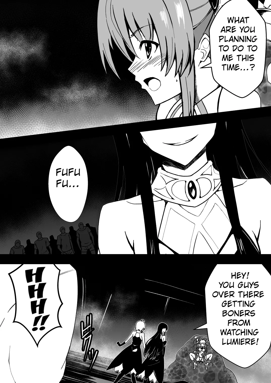 [Milk Dipper]Rankou Tenshi Lumiere ~ Suraimu wo Harama sa re Otoko-tachi ni Rinkan[English] [Kuraudo] Page 32