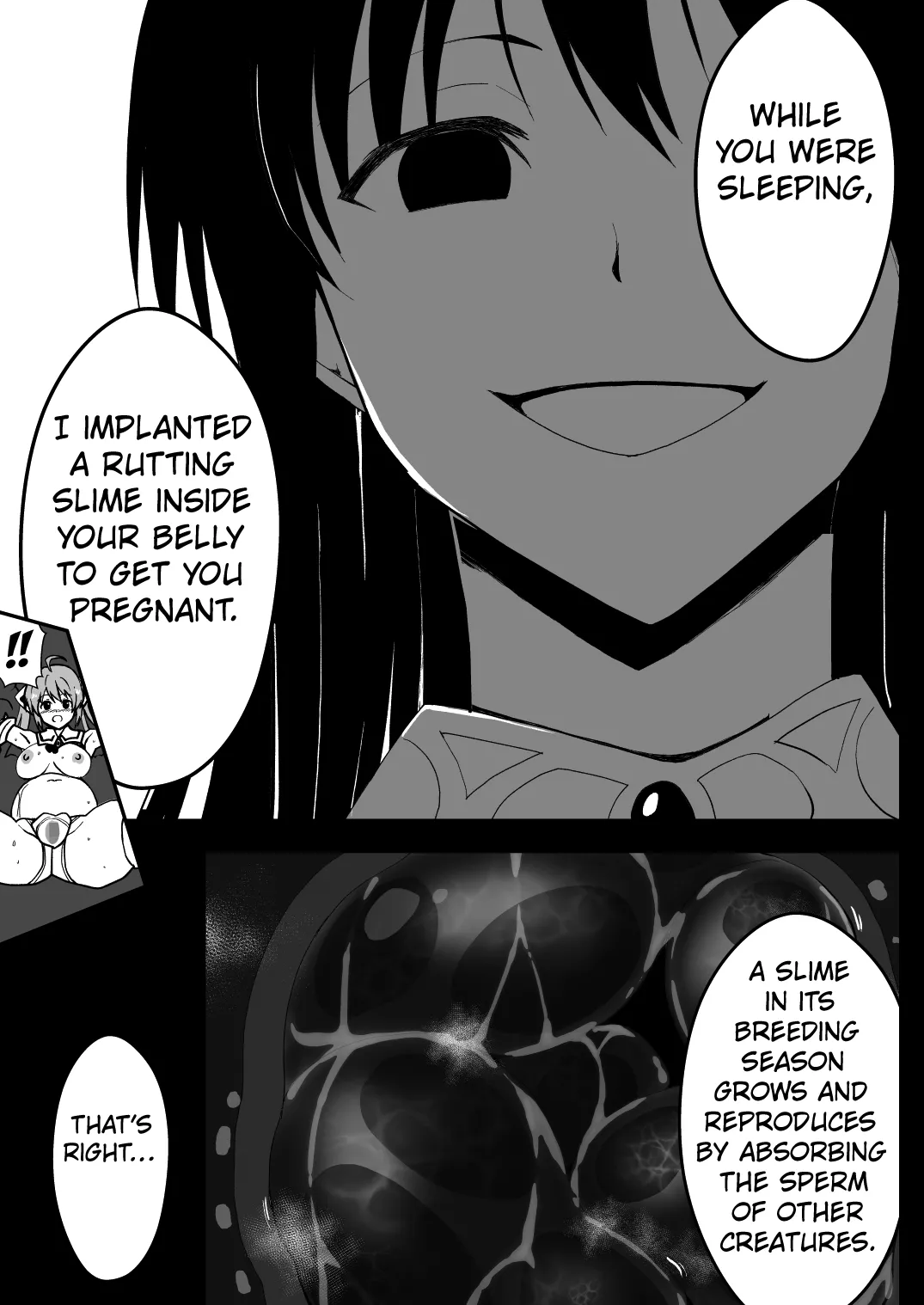 [Milk Dipper]Rankou Tenshi Lumiere ~ Suraimu wo Harama sa re Otoko-tachi ni Rinkan[English] [Kuraudo] Page 49