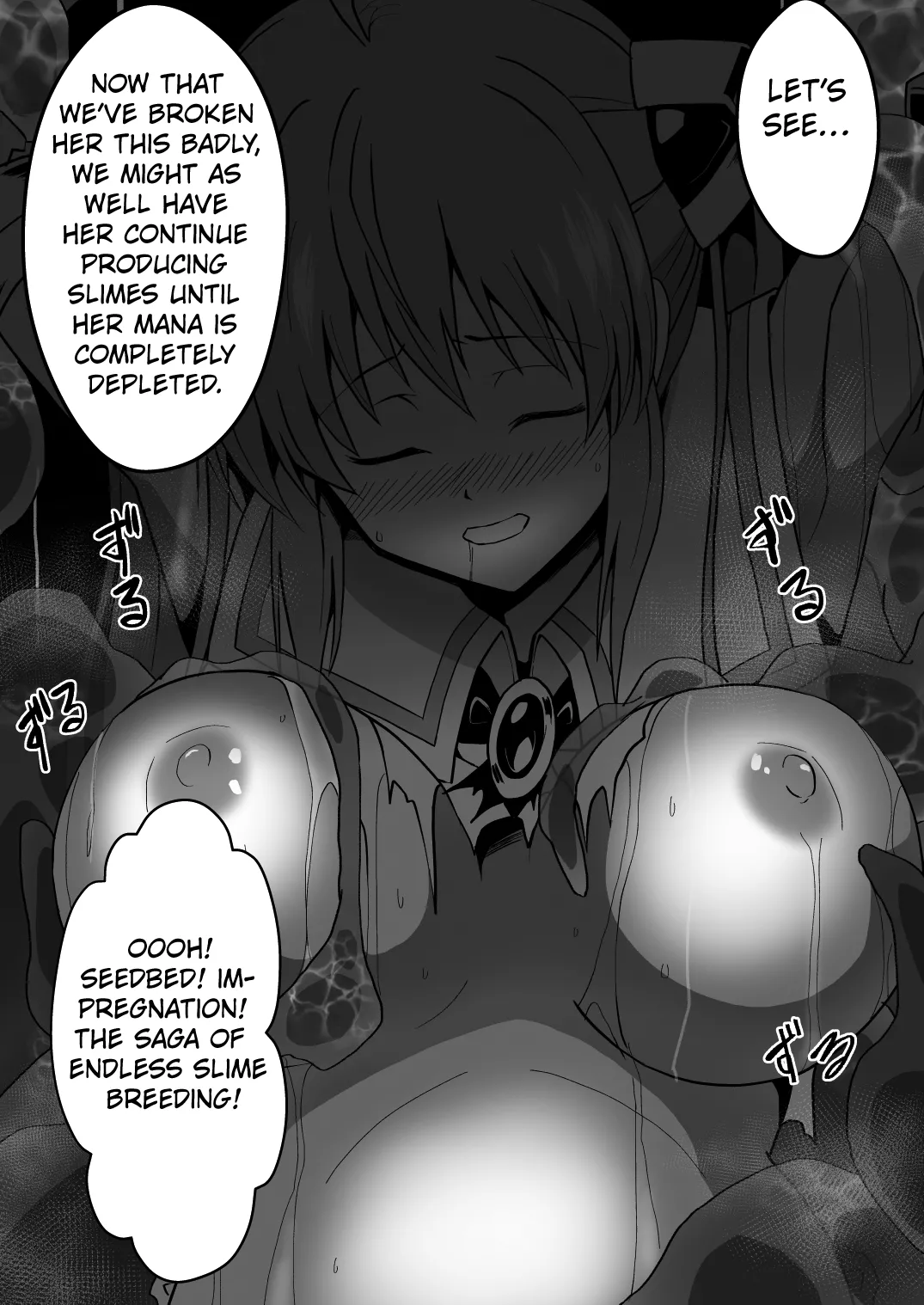 [Milk Dipper]Rankou Tenshi Lumiere ~ Suraimu wo Harama sa re Otoko-tachi ni Rinkan[English] [Kuraudo] Page 62