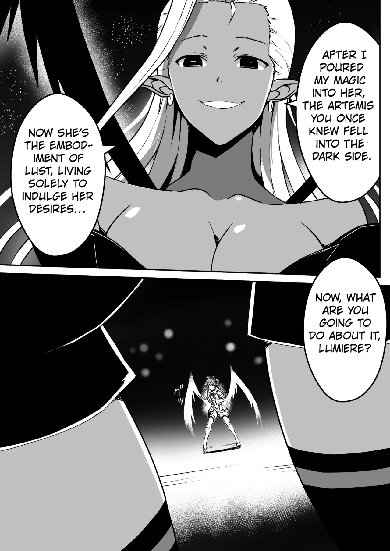 [Milk Dipper]Rankou Tenshi Lumiere VS Artemis[English] [Kuraudo] Page 8