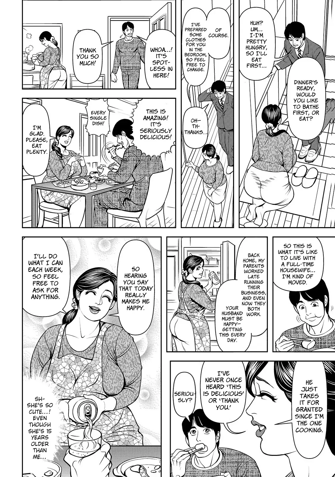 [Senor Daietsu]Kyojiri jukujo wa sewa jōzu!? | Spoiled by a Voluptuous Mature Beauty[English] [HentaiLLC] Page 6