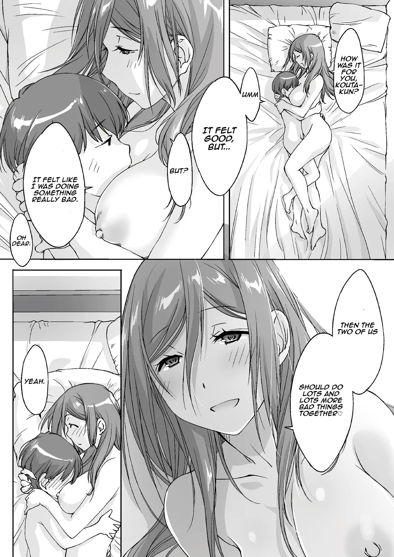 [Pakuchi (Nishiki Yoshimune)]Oya ni Naisho de Oppai Ishitekureru Katei Kyoushi no Onee-san -Otomari Hen- | Secret Sex with My Busty Tutor While My Parents Don’t Know -Sleepover Arc-[English] [Aishi21] Page 44