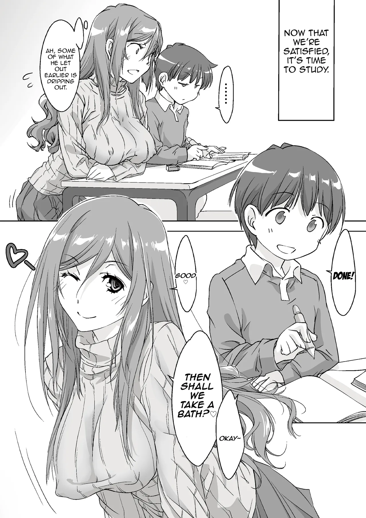 [Pakuchi (Nishiki Yoshimune)]Oya ni Naisho de Oppai Ishitekureru Katei Kyoushi no Onee-san -Otomari Hen- | Secret Sex with My Busty Tutor While My Parents Don’t Know -Sleepover Arc-[English] [Aishi21] Page 8