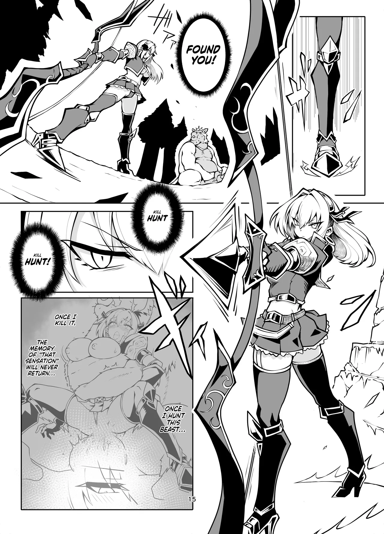 [Avocado Chaya (Yokoshima Koishi)]The Strongest Legend Rasta Hunter, Natasha-san, Suffers Yet Another Defeat Today After All-Out Mating with a Low-Tier Monster Conga(Monster Hunter Frontier) [English] [NudeSalad] [Digital] Page 14
