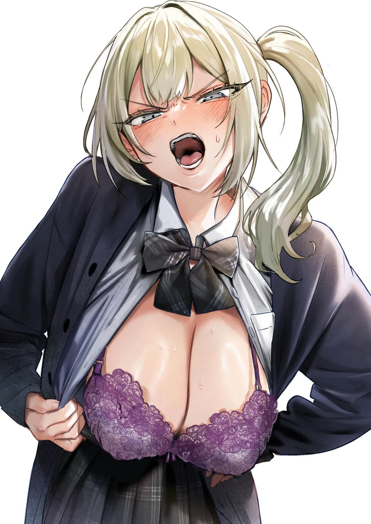 [Gakugakuya-san (Kutsukake)]Ryou Kataomoi ga Minoranai Gyaru-san wa Iramura Chikunii ga Tomaranai![English] [AI Translated] [Digital] Page 2