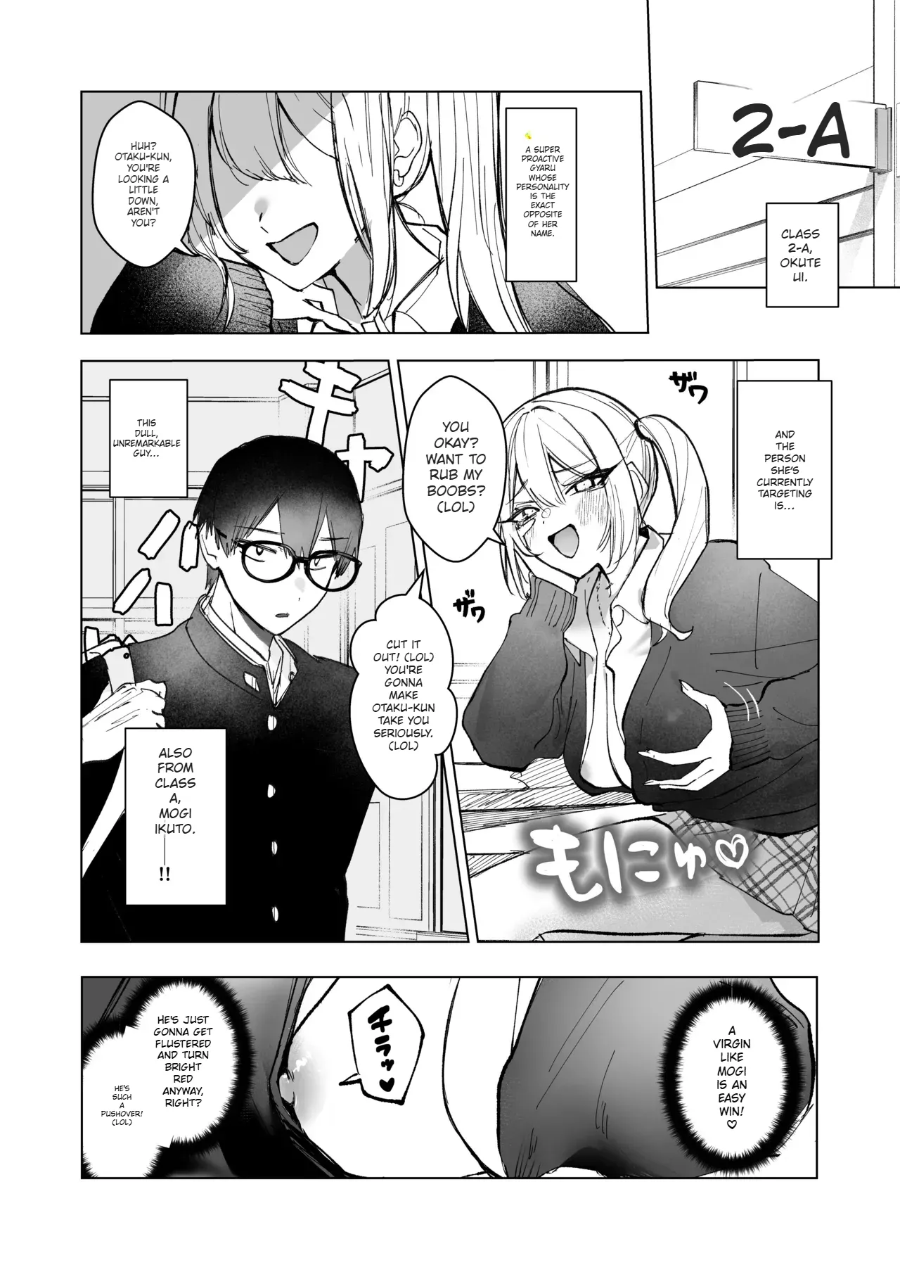 [Gakugakuya-san (Kutsukake)]Ryou Kataomoi ga Minoranai Gyaru-san wa Iramura Chikunii ga Tomaranai![English] [AI Translated] [Digital] Page 3