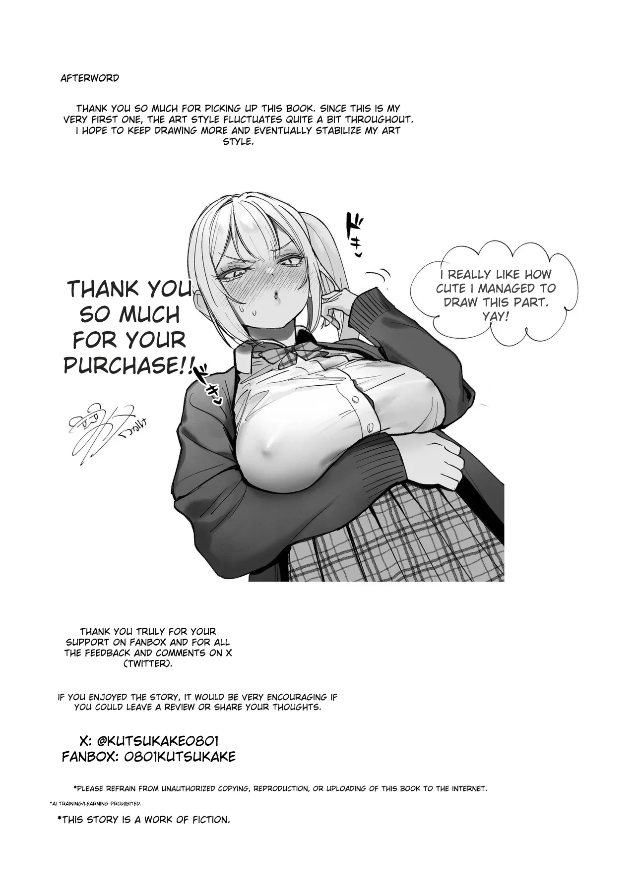 [Gakugakuya-san (Kutsukake)]Ryou Kataomoi ga Minoranai Gyaru-san wa Iramura Chikunii ga Tomaranai![English] [AI Translated] [Digital] Page 42