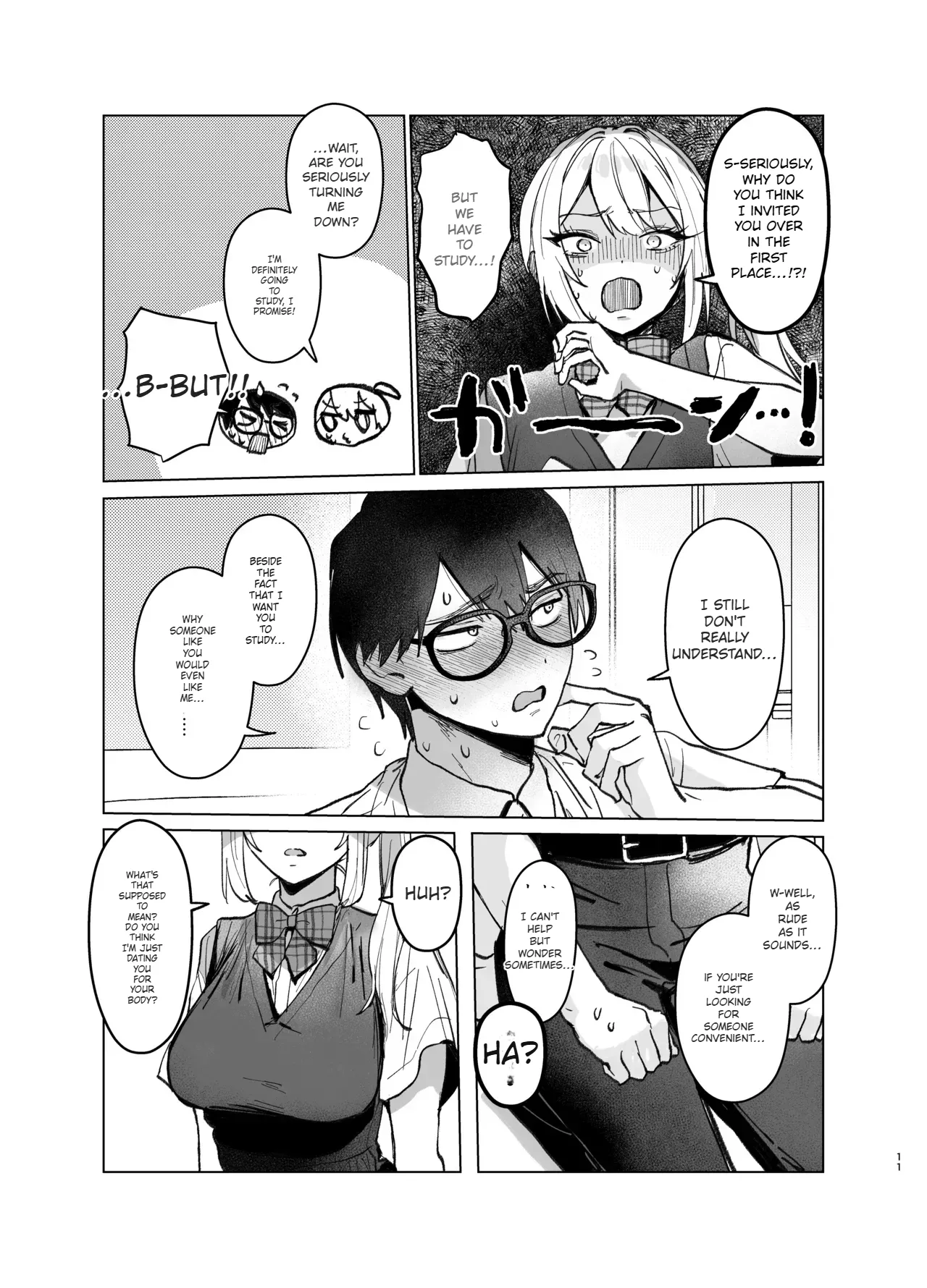 [Gakugakuya-san (Kutsukake)]Ryou Kataomoi ga Minoranai Gyaru-san wa Iramura Chikunii ga Tomaranai! 2[English] [AI Translated] [Digital] Page 11