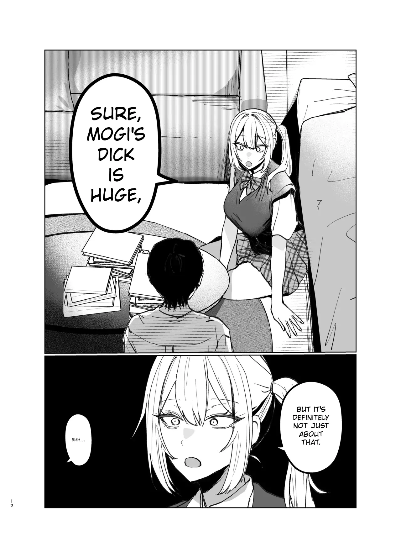 [Gakugakuya-san (Kutsukake)]Ryou Kataomoi ga Minoranai Gyaru-san wa Iramura Chikunii ga Tomaranai! 2[English] [AI Translated] [Digital] Page 12