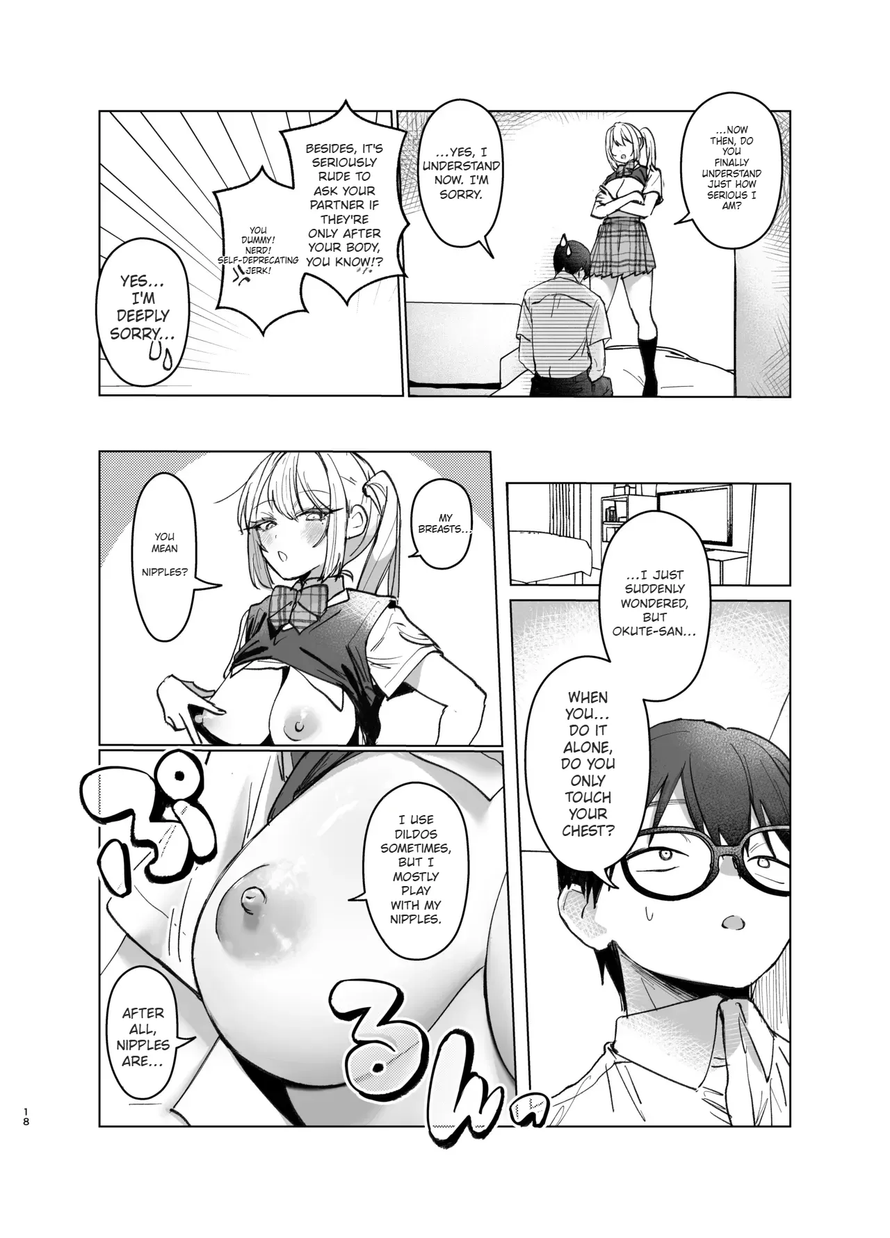[Gakugakuya-san (Kutsukake)]Ryou Kataomoi ga Minoranai Gyaru-san wa Iramura Chikunii ga Tomaranai! 2[English] [AI Translated] [Digital] Page 18