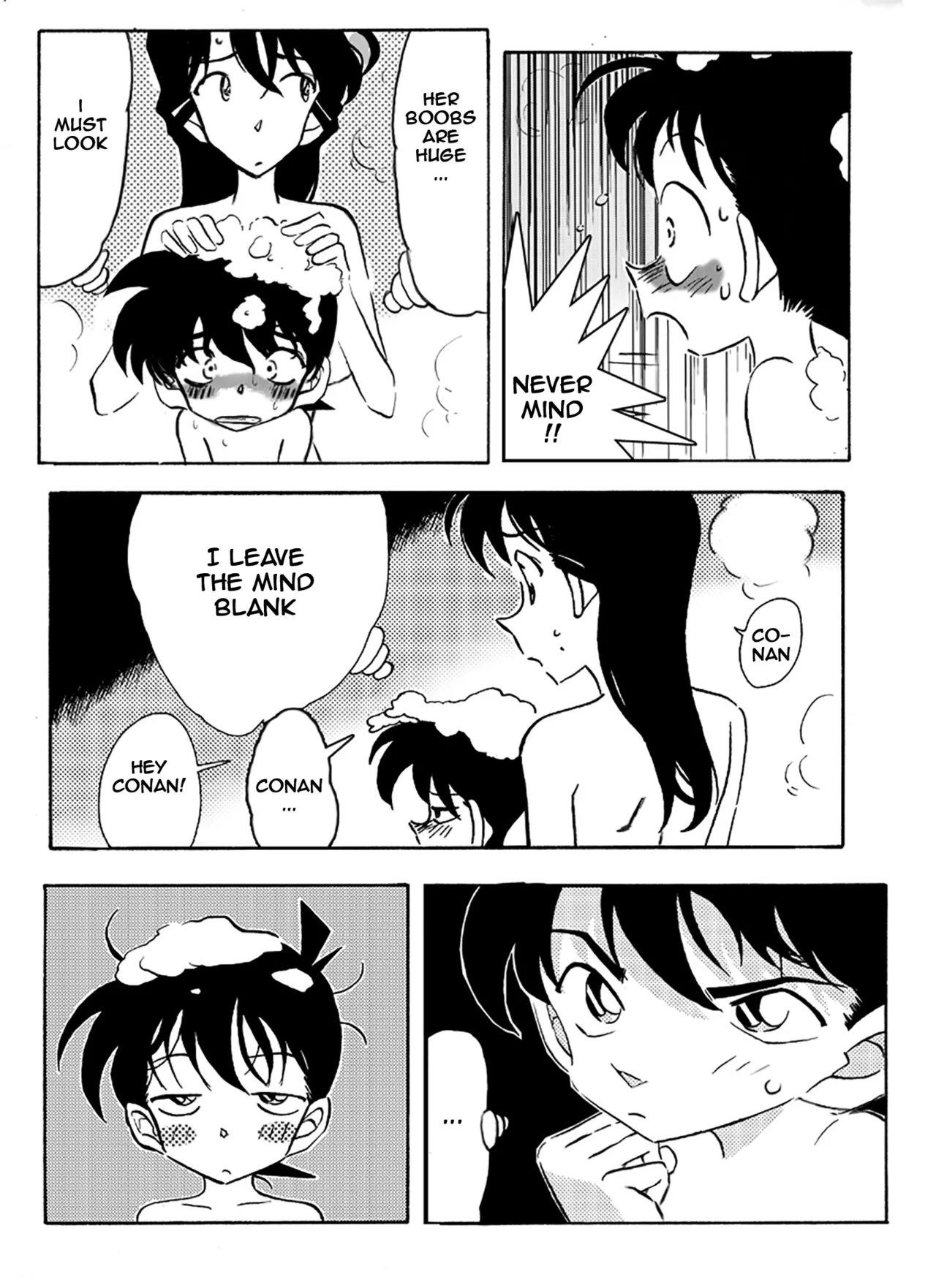 [Yamamoto Doujin]Meitantei Gonan File.1 Secret Bath(Detective Conan) [English] Page 10