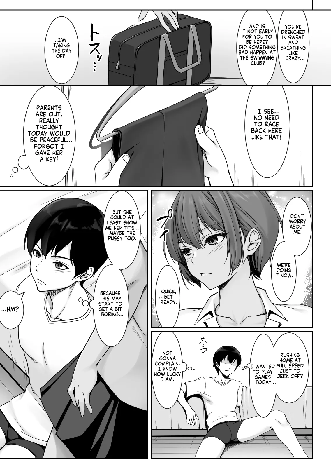 [Yuuriko]Sougo Onanii de Osananajimi wa Itsumo Iku! ~Kore Ijou Iku to Tomaranai yo?~ | My Childhood Friend Loves It When We Jerk Off Together! But What Will Happen If We Keep Going!?[English] [KM_42] Page 16