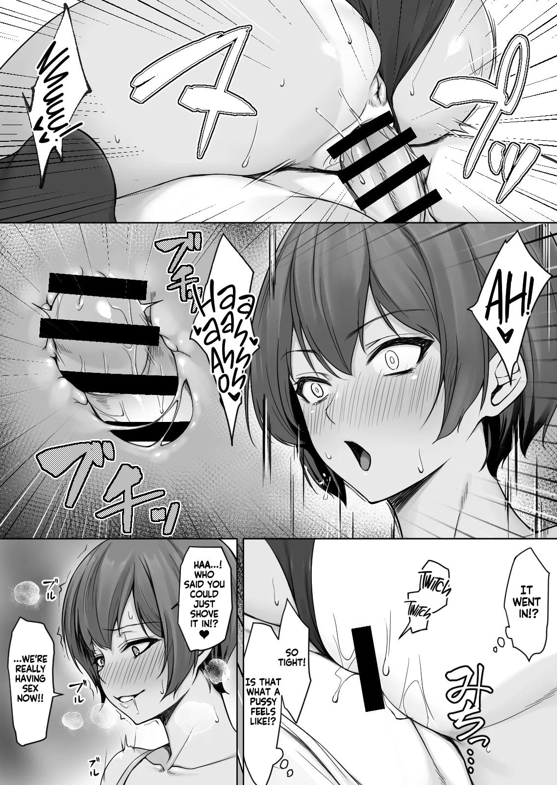 [Yuuriko]Sougo Onanii de Osananajimi wa Itsumo Iku! ~Kore Ijou Iku to Tomaranai yo?~ | My Childhood Friend Loves It When We Jerk Off Together! But What Will Happen If We Keep Going!?[English] [KM_42] Page 31