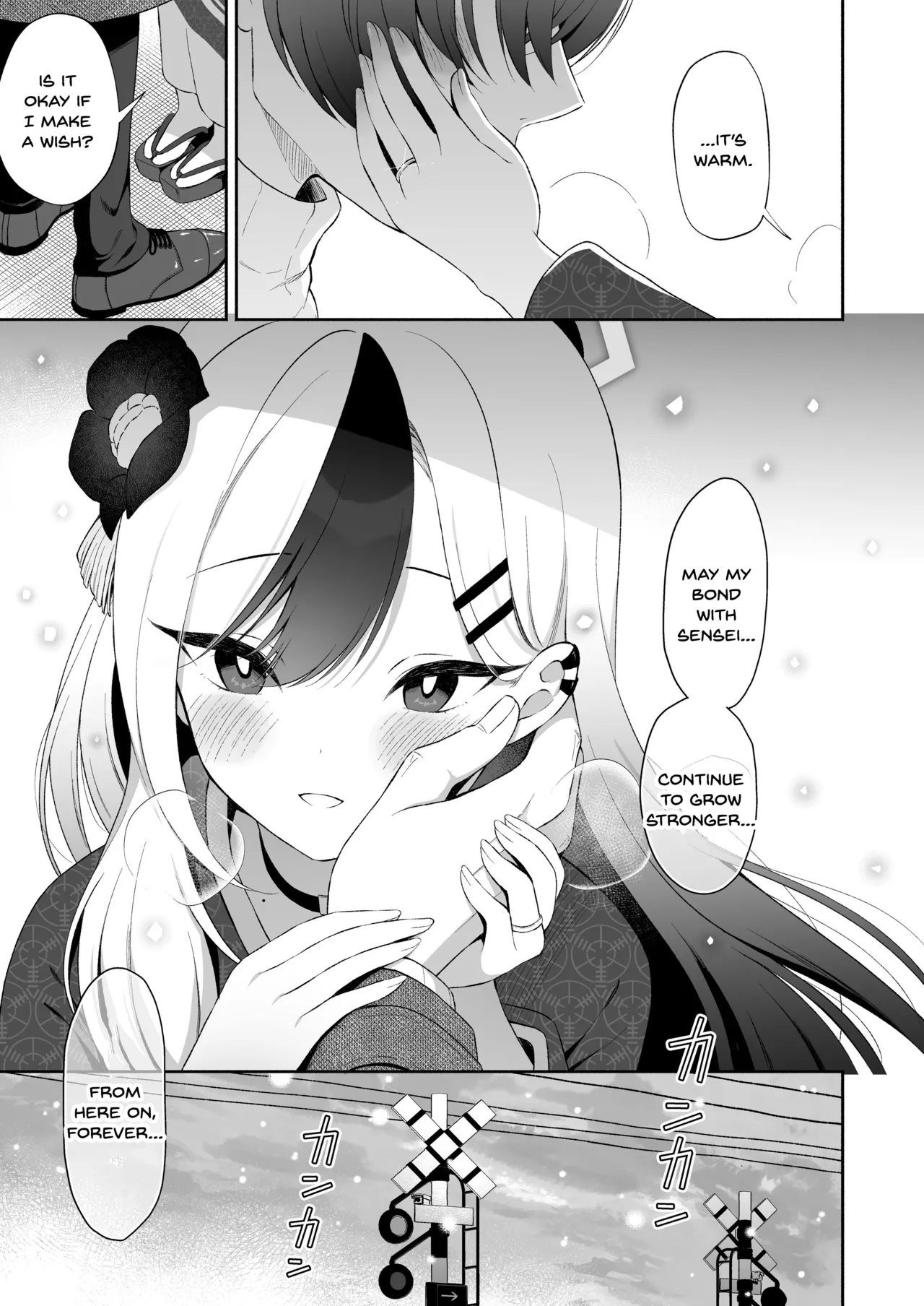 [Pandagaippiki. (Komi Zumiko)]Onsen Kayoko to Amatoro Ecchi + Kayoko to Sensei ga Onamiseshiau Ohanashi(Blue Archive) [English] [Digital] Page 24