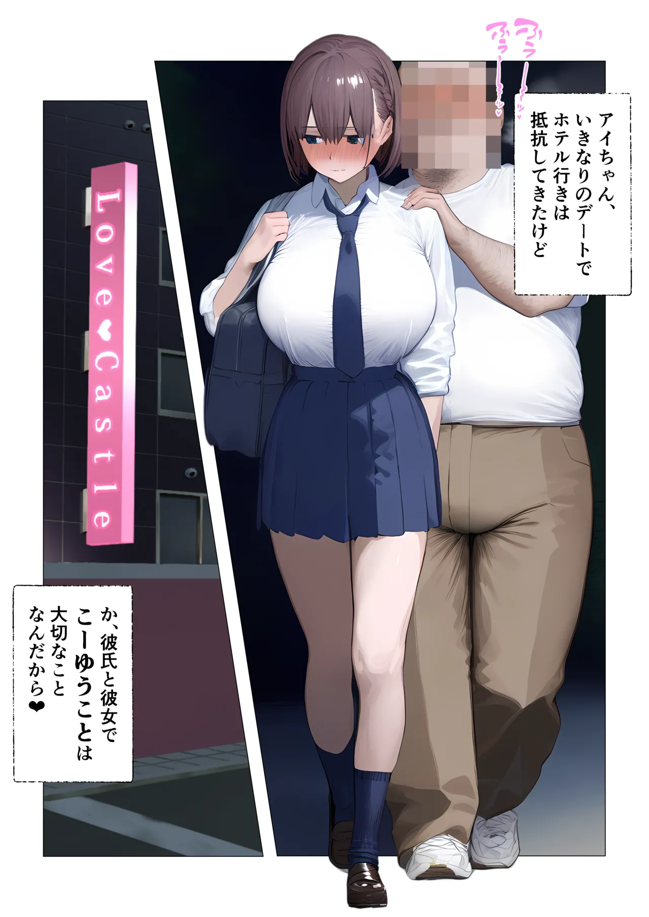 Tawawa joshi-tachi, maho no noto de iinari shihai, ojisan shison ninshin-chu[AI Generated] Page 9