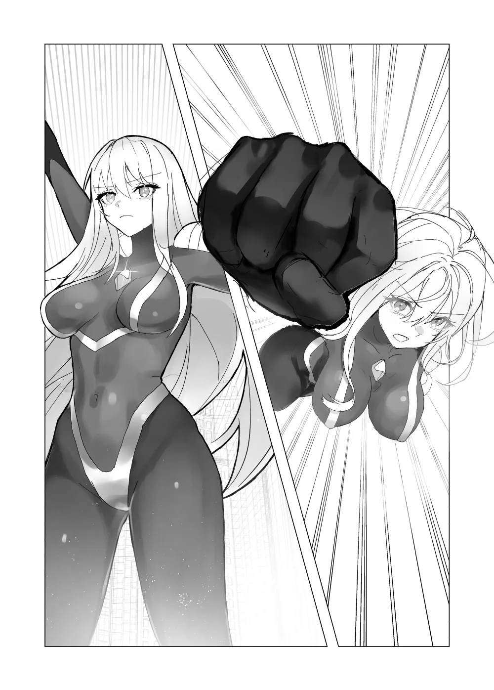 [fdssss-san]Giant Heroine Tentacles Total Defeat Page 2
