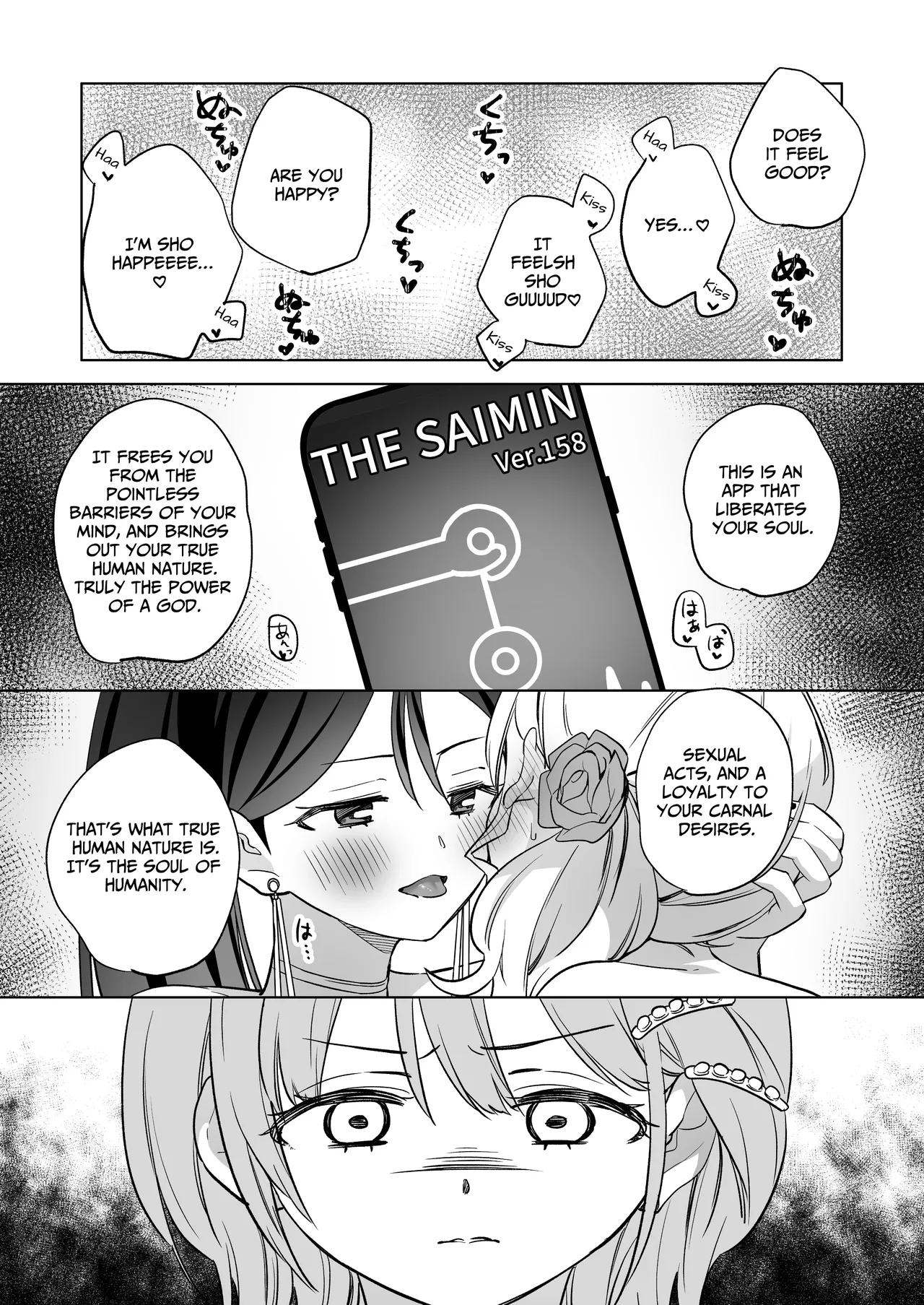 [Gutsutoma (Tachi)]A Sexy Yuri App 3 ~What?! One Of You Isn't Mesmerized!?~ Part 2[Digital] [English] [IXIA WORKS] Page 50