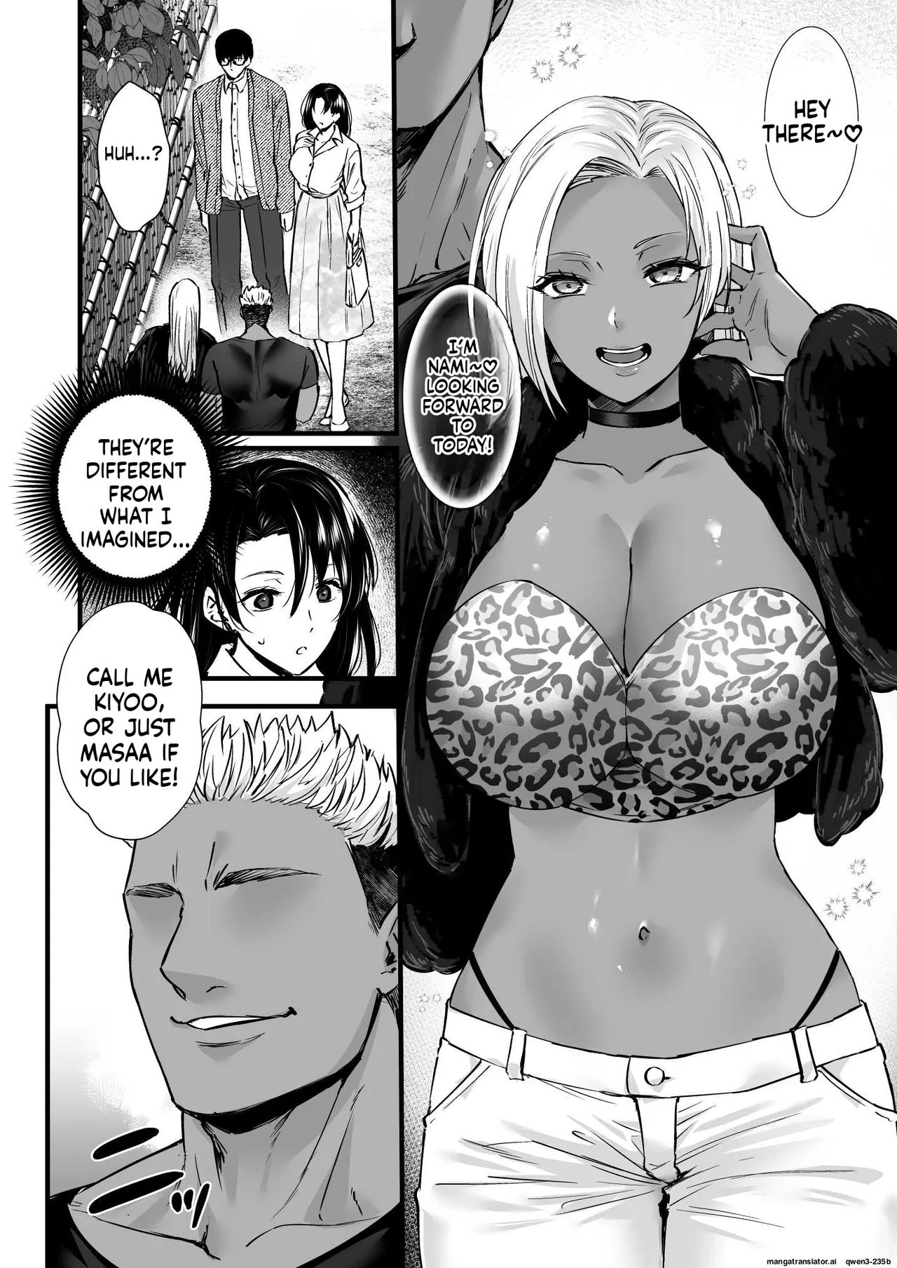 [Himeya (Abe Inori)]Dohamari Suru Hodo Kimochiii! Junpaku Fuufu to Yarichin Couple no Swapping Onsen[MTL] Page 10
