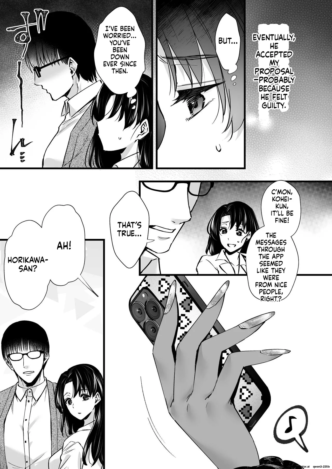 [Himeya (Abe Inori)]Dohamari Suru Hodo Kimochiii! Junpaku Fuufu to Yarichin Couple no Swapping Onsen[MTL] Page 9