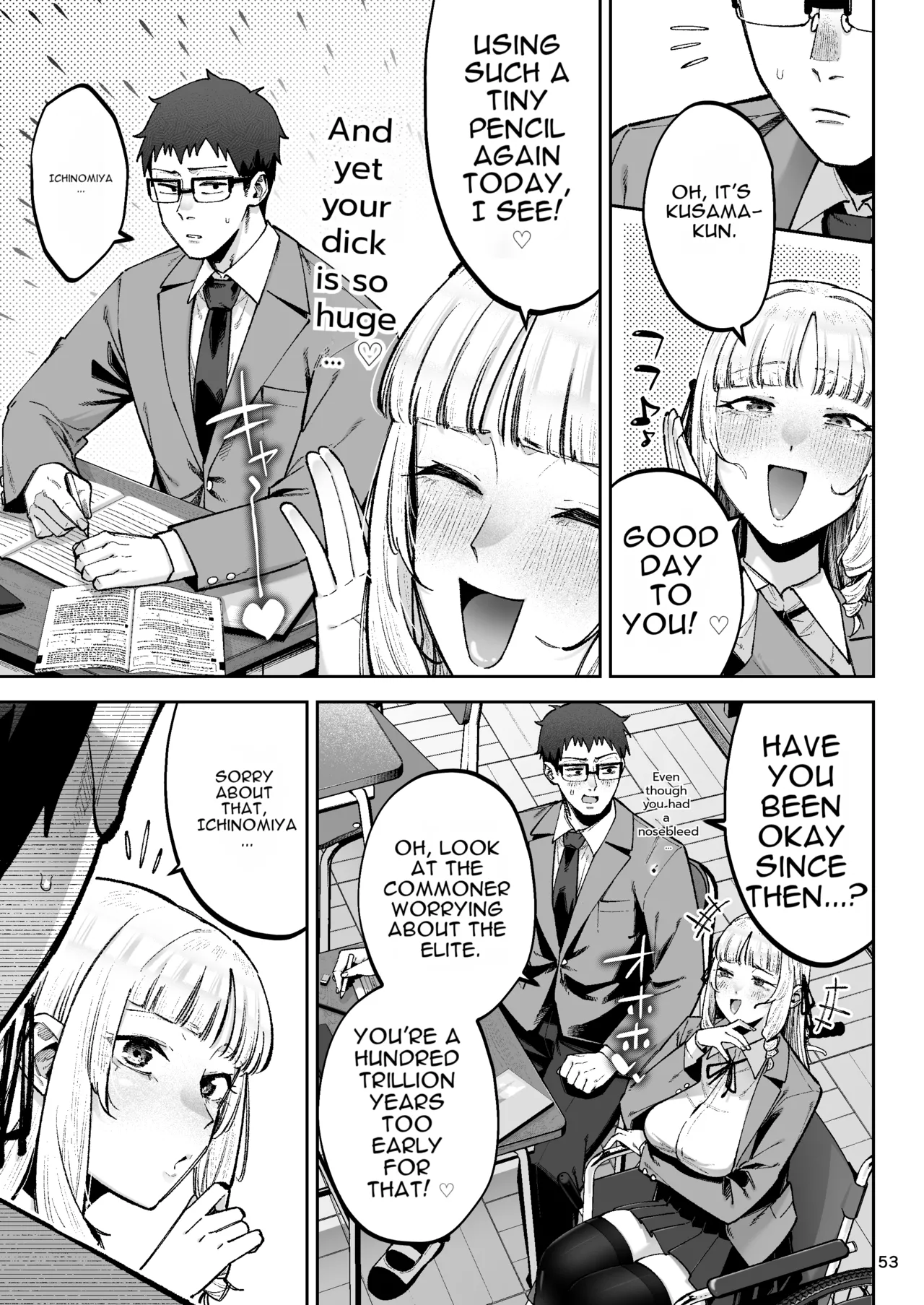 [Gagarin Kichi, Papicolo]Go For It, You Horny Idiot Rich Girl! ~It's Only Natural That a Socialite Like Me Would Have Her Way With a Well-Endowed Commoner!~[English][MTL] Page 54