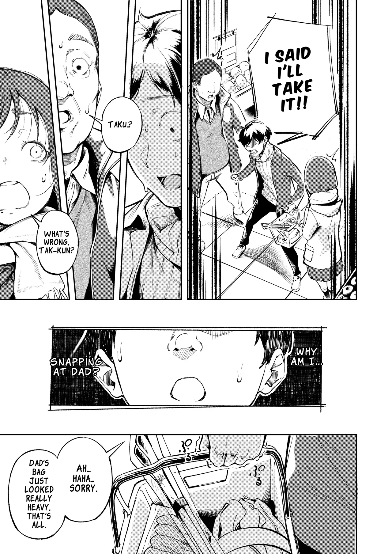 [Mori no Hito (Mokuyama Hito)]Hisashiburi ni Kisei Shitara Osananajimi ga Chichi ni Dakareteta | When I Returned Home After a Long Time, My Childhood Friend Was Being Taken by My Father[English] [Digital] Page 15