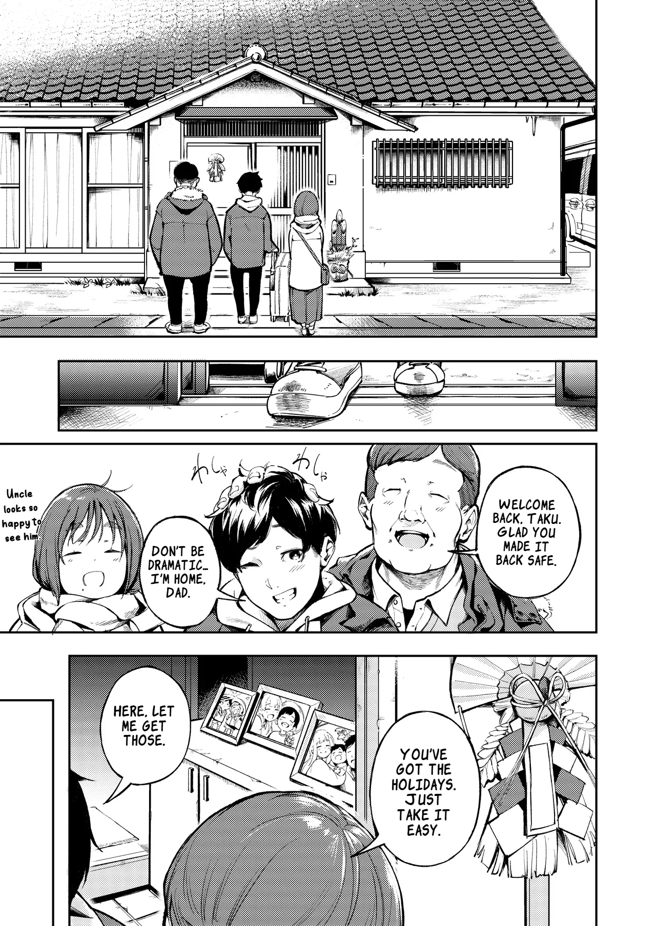 [Mori no Hito (Mokuyama Hito)]Hisashiburi ni Kisei Shitara Osananajimi ga Chichi ni Dakareteta | When I Returned Home After a Long Time, My Childhood Friend Was Being Taken by My Father[English] [Digital] Page 7