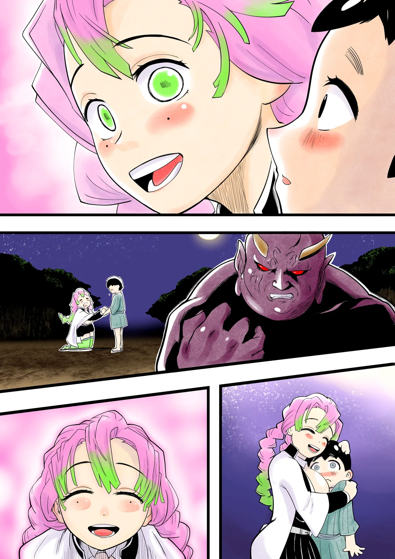 [Shitatattel (Sakata no Lefty)]Insect-born first love, chaotic honey ~Kanroji ●ri nipple fuck insect ○ egg-laying~ Page 38
