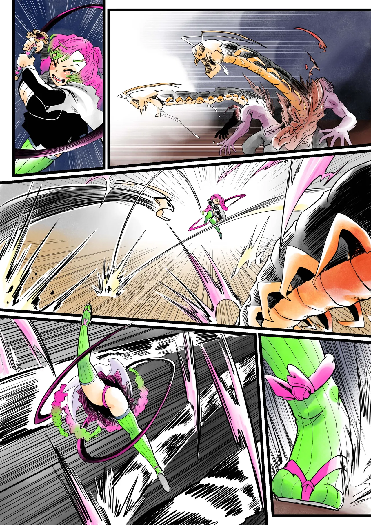 [Shitatattel (Sakata no Lefty)]Insect-born first love, chaotic honey ~Kanroji ●ri nipple fuck insect ○ egg-laying~ Page 59