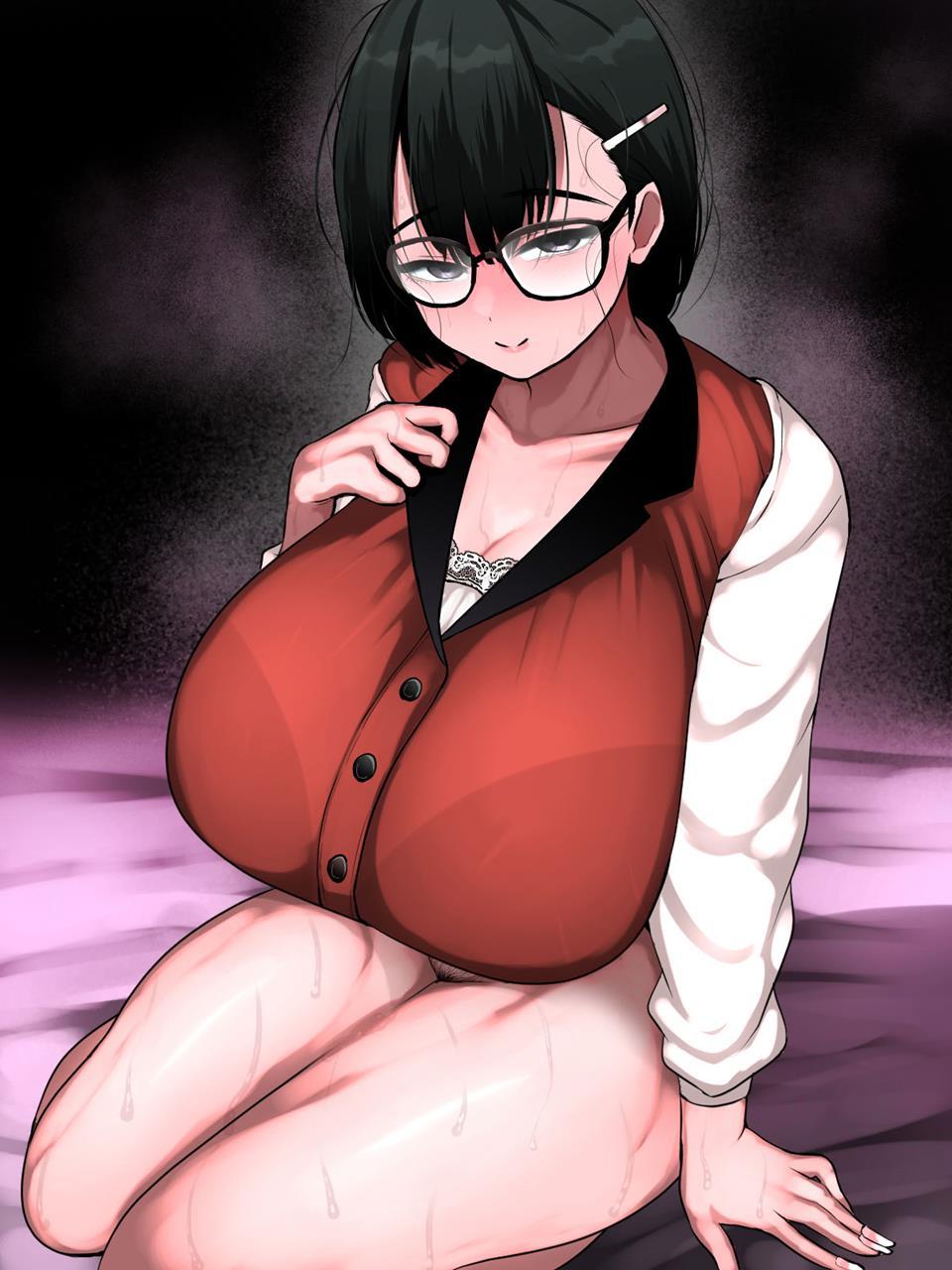 [Marimo Extension (Marimofu)]Net de Shiriatta Jimi Megane Bakunyuu to Otomodachi Koubi Shichau Hanashi[Chinese] [40P個人漢化] Page 1