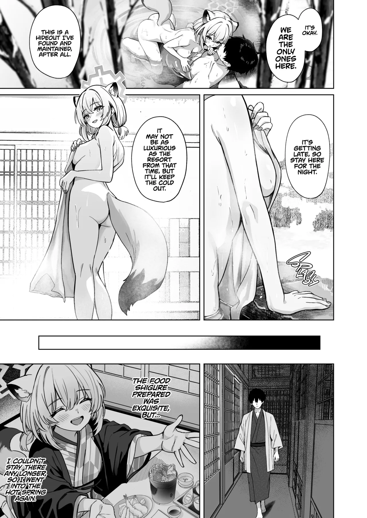 [BINZOKO (Shinomi)]Shigure wa Yuki o Torakashite | The Autumn Rain Melts The Snow(Blue Archive) [English] [Douzo Lad Translations + The White Line] [Digital] [Decensored] Page 12