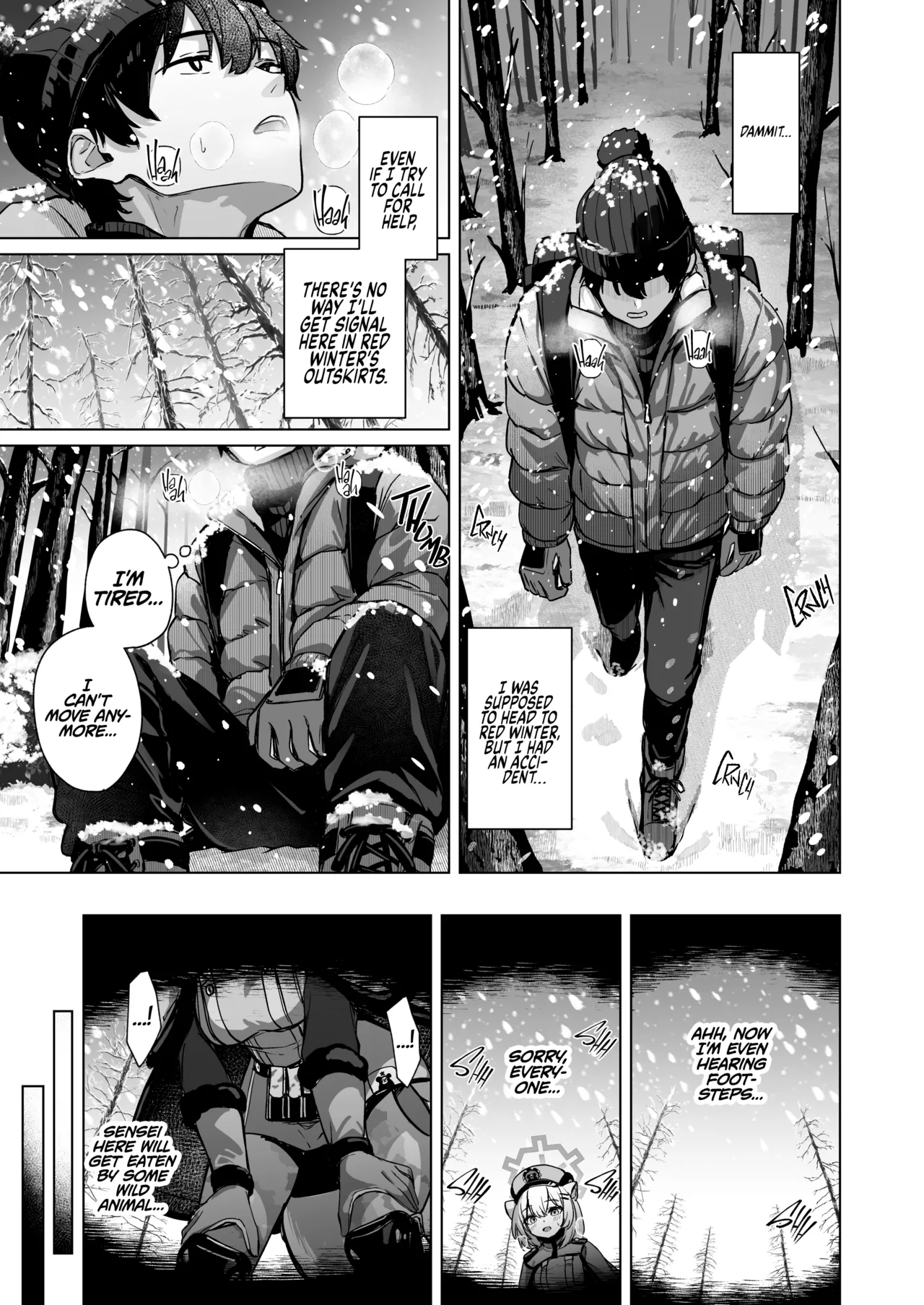 [BINZOKO (Shinomi)]Shigure wa Yuki o Torakashite | The Autumn Rain Melts The Snow(Blue Archive) [English] [Douzo Lad Translations + The White Line] [Digital] [Decensored] Page 2