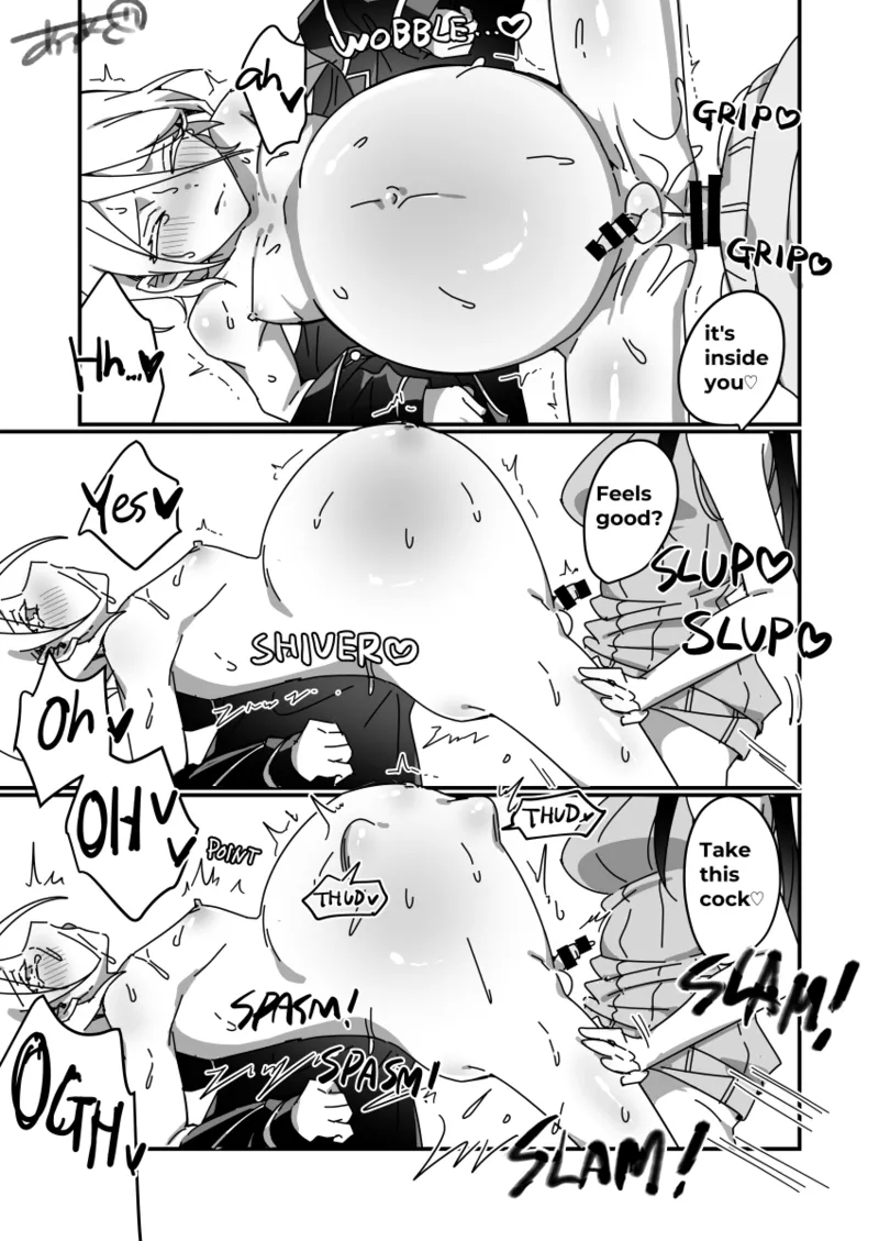 [Auagu Buta]Futanari x Ninpu Femboy[Japanese, English] Page 5