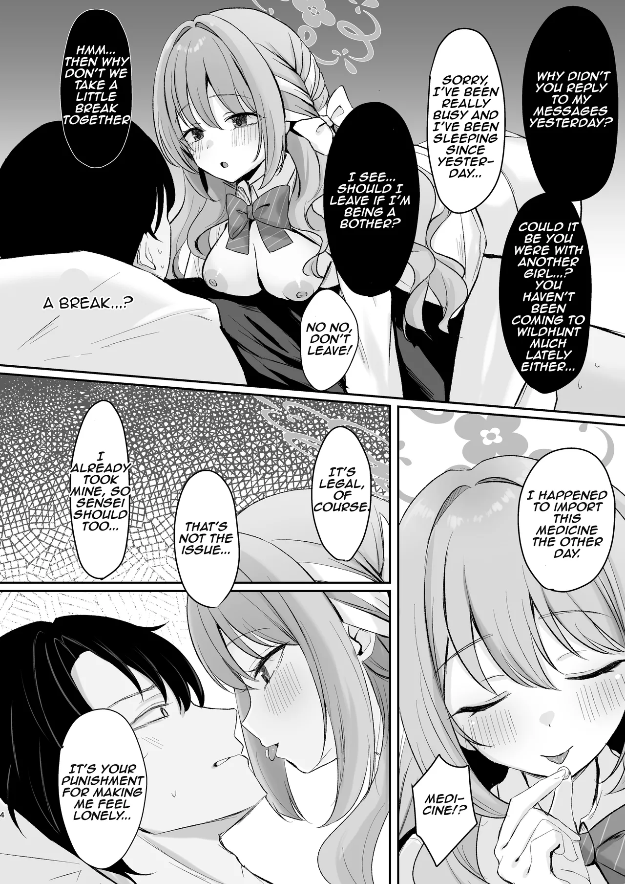 [Myai Pan (Myai)]Miyo to Okusuri Ecchi!? | Miyo and Medicine Sex!?(Blue Archive) [English] [Digital] Page 3