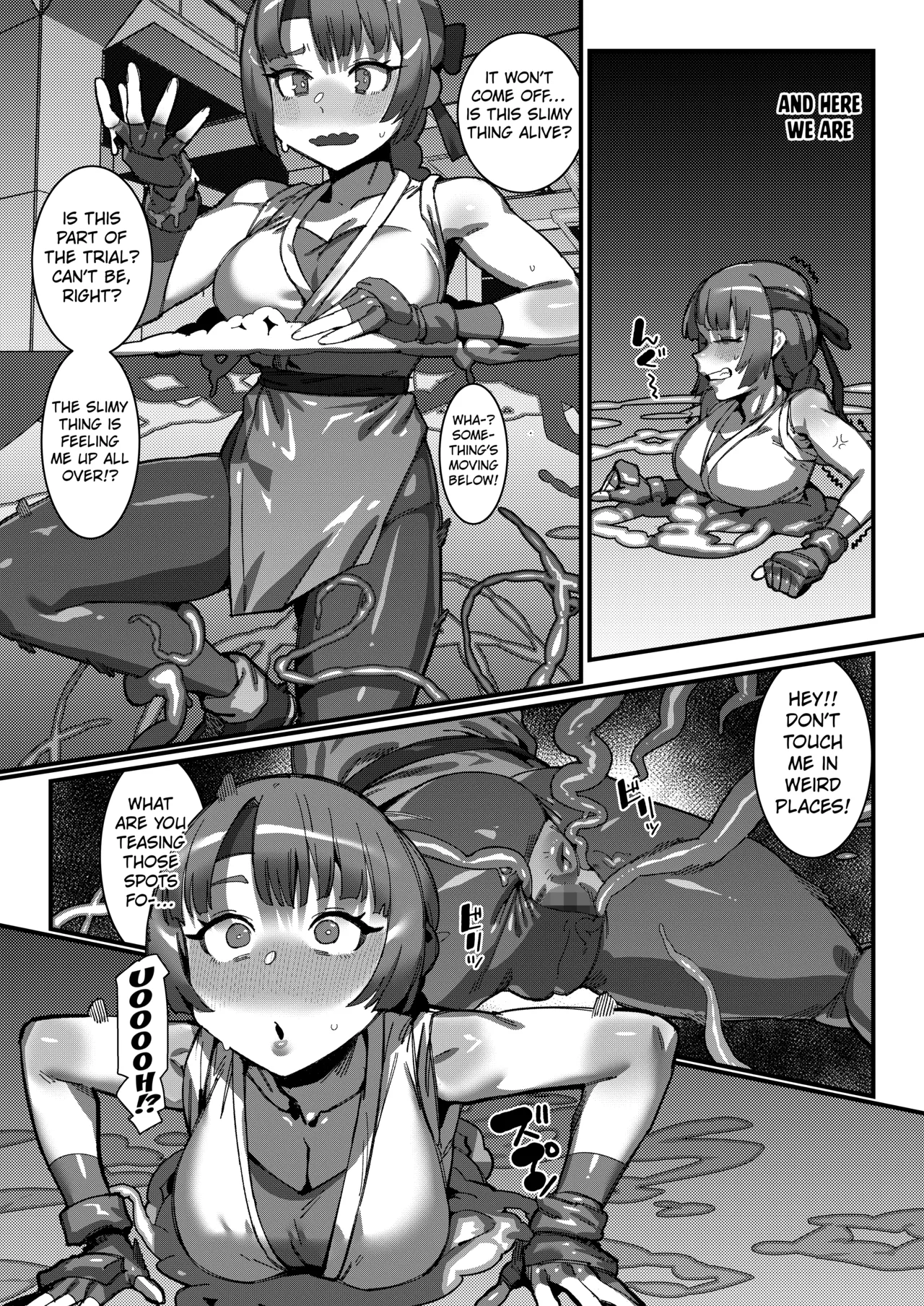 [Kaeru Douhu (Downer)]Female Fighters are Transformed by the Tentacles(King of Fighter) [English] [Kuraudo] Page 3